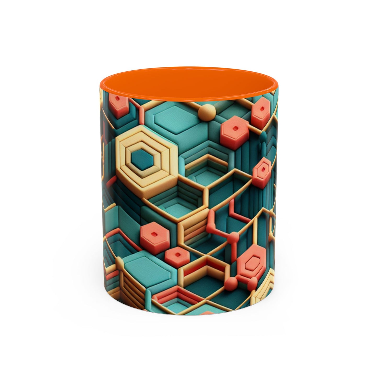 Geometric Pattern Coffee Mug | Unique Gift for Coffee Lovers | Stylish Drinkware for Home or Office | Decorative Mug | Modern Kitchen Decor