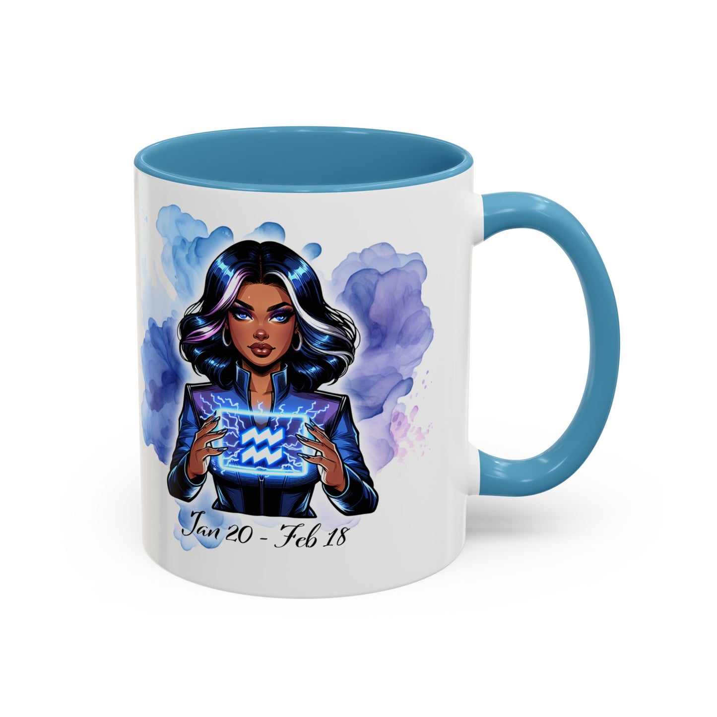 Aquarius Zodiac Coffee Mug — 'I Am an Aquarius' Astrology Gift (11/15oz)