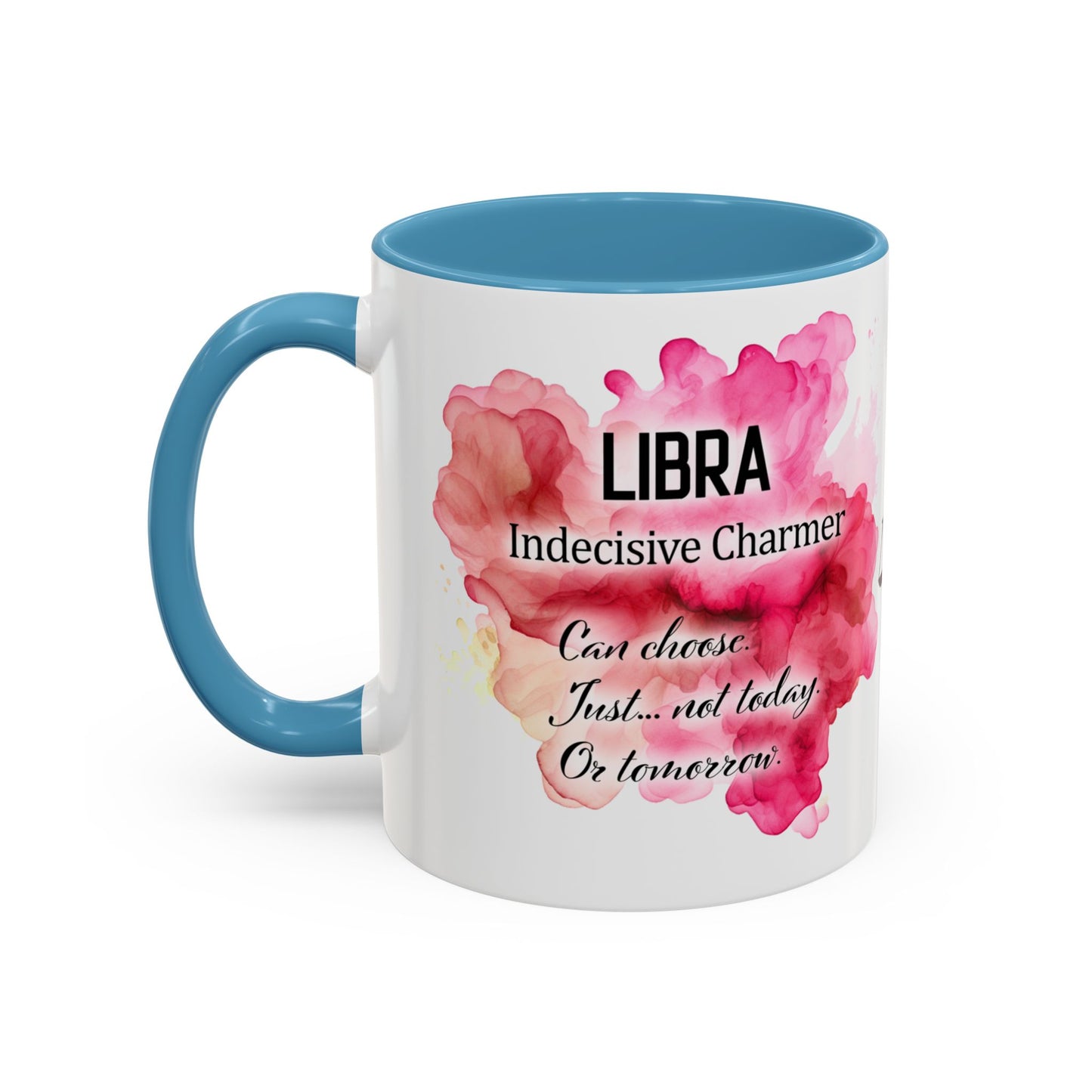 Libra Zodiac Coffee Mug — Elegant Libra Woman Design (Sept 23–Oct 22)