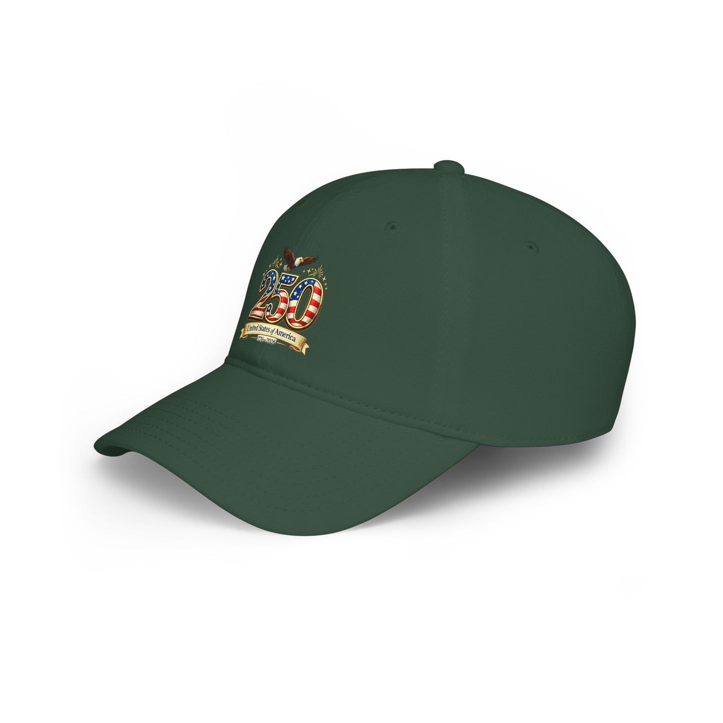 250th USA Anniversary Baseball Cap — Patriotic American Flag Design