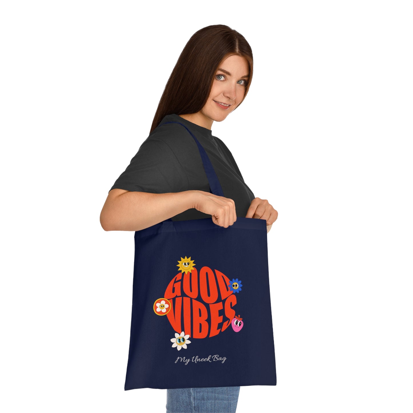 Good Vibes Cotton Tote Bag