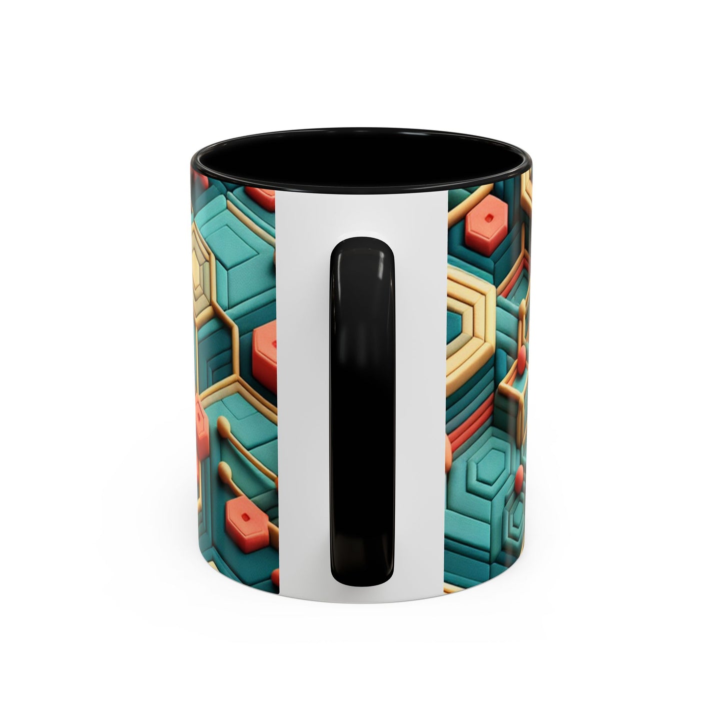 Geometric Pattern Coffee Mug | Unique Gift for Coffee Lovers | Stylish Drinkware for Home or Office | Decorative Mug | Modern Kitchen Decor