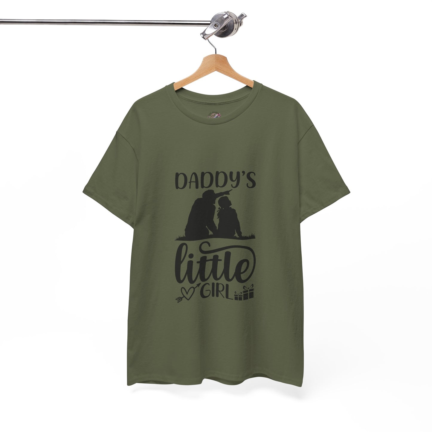 Daddy's Little Girl T-Shirt — Father Daughter Matching Tee, Cute Daddy's Little Girl Graphic Shirt for Dad Gifts & Family Photos