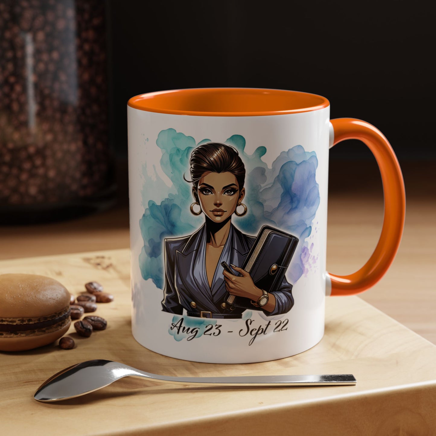 Virgo Zodiac Coffee Mug — "Analytical Overthinker" Accent Mug (Aug 23–Sept 22)
