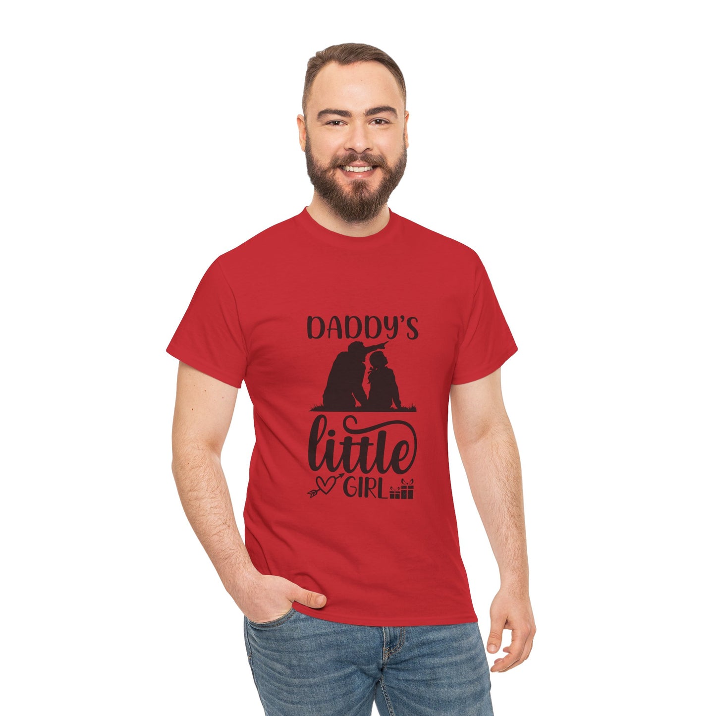 Daddy's Little Girl T-Shirt — Father Daughter Matching Tee, Cute Daddy's Little Girl Graphic Shirt for Dad Gifts & Family Photos