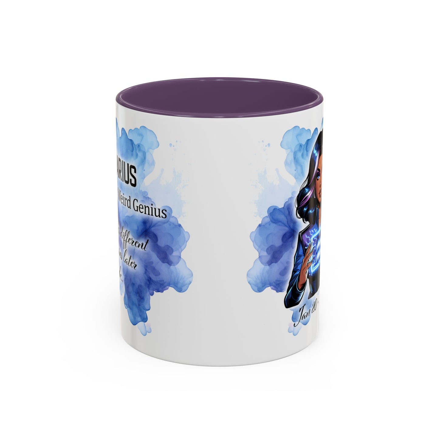 Aquarius Zodiac Coffee Mug — 'I Am an Aquarius' Astrology Gift (11/15oz)
