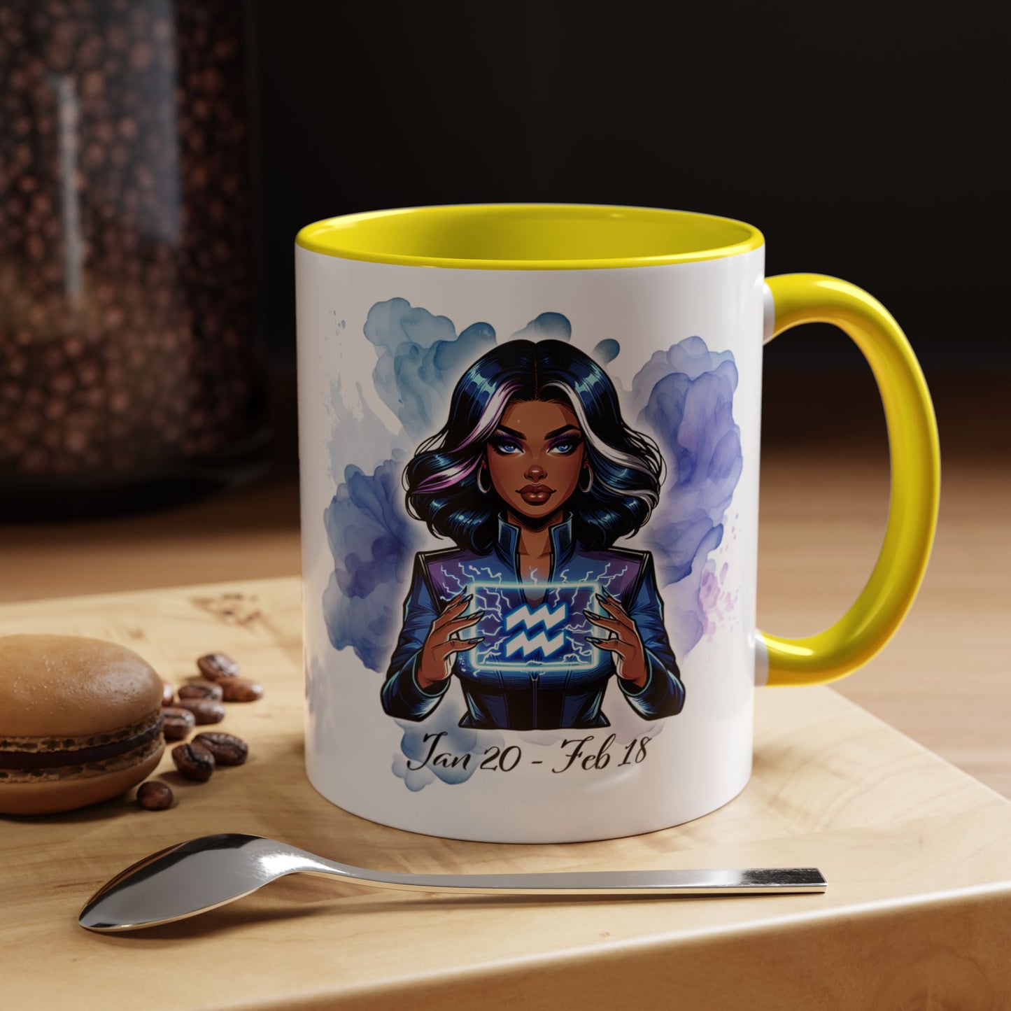 Aquarius Zodiac Coffee Mug — 'I Am an Aquarius' Astrology Gift (11/15oz)