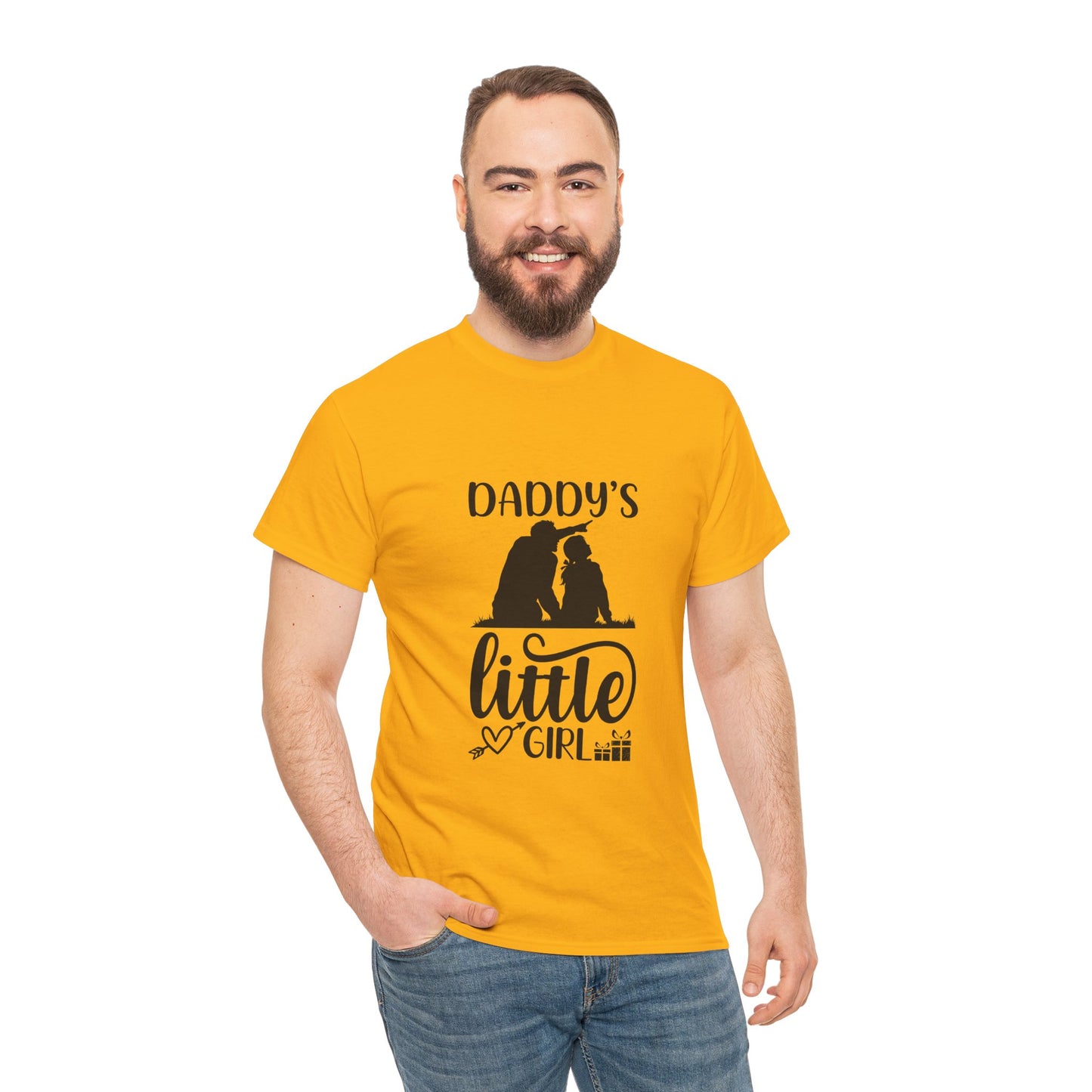 Daddy's Little Girl T-Shirt — Father Daughter Matching Tee, Cute Daddy's Little Girl Graphic Shirt for Dad Gifts & Family Photos