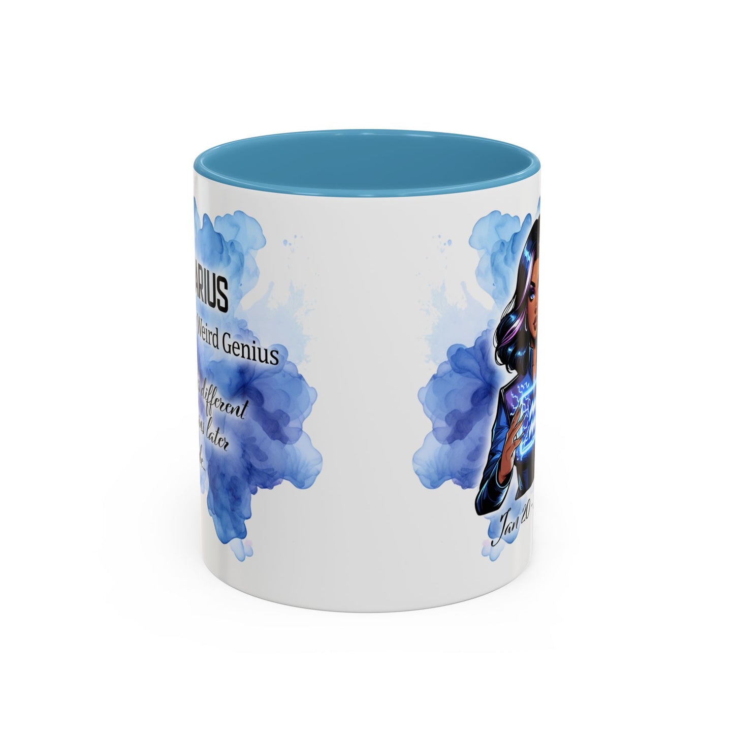 Aquarius Zodiac Coffee Mug — 'I Am an Aquarius' Astrology Gift (11/15oz)