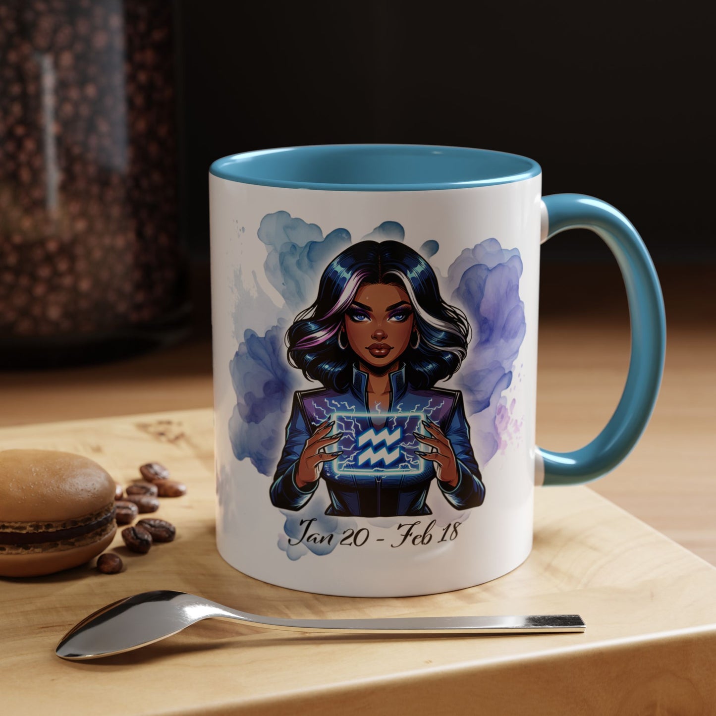 Aquarius Zodiac Coffee Mug — 'I Am an Aquarius' Astrology Gift (11/15oz)