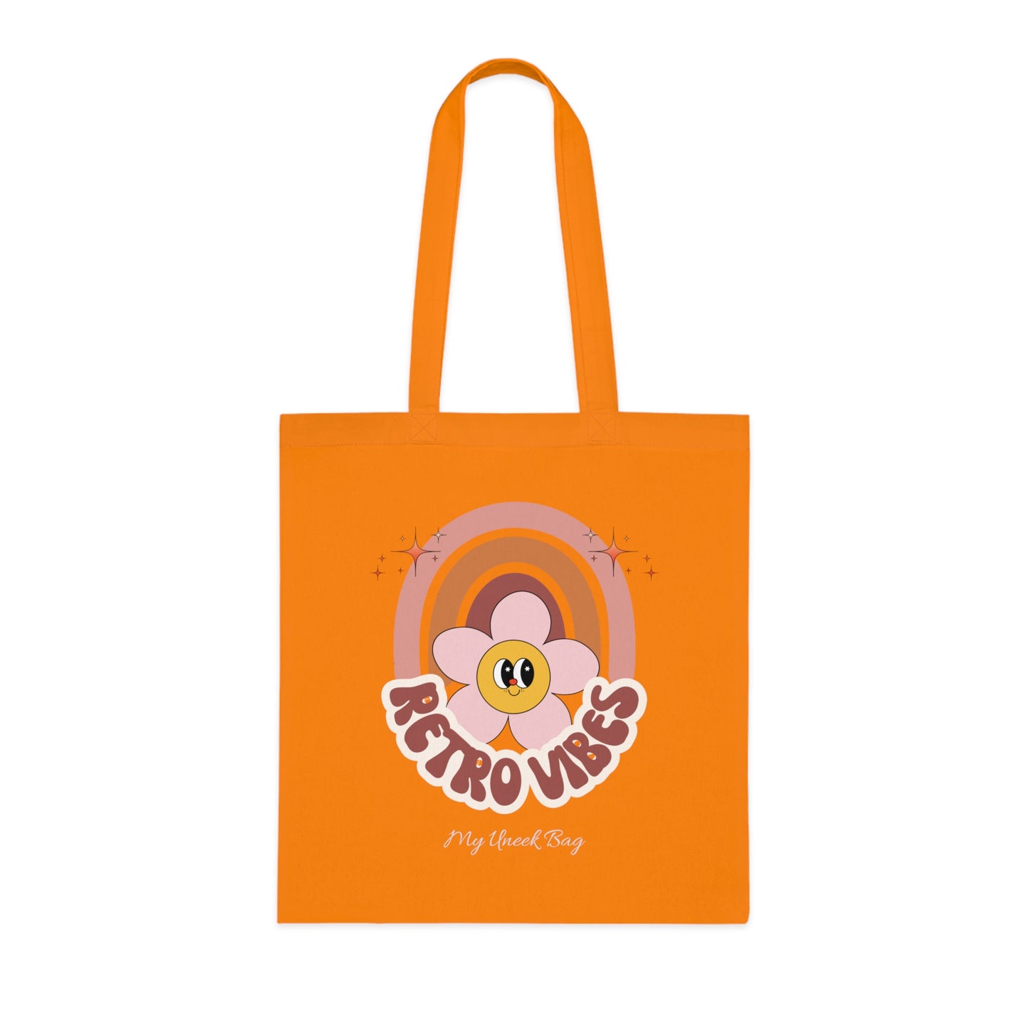 Retro Vibes Rainbow Tote