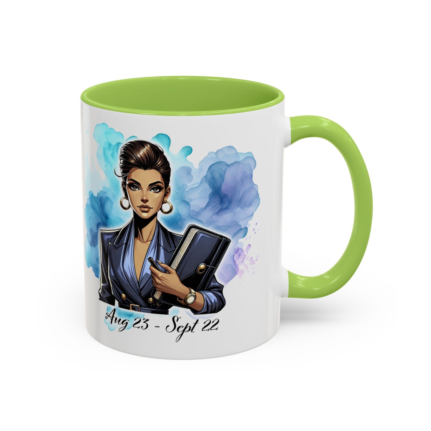 Virgo Zodiac Coffee Mug — "Analytical Overthinker" Accent Mug (Aug 23–Sept 22)
