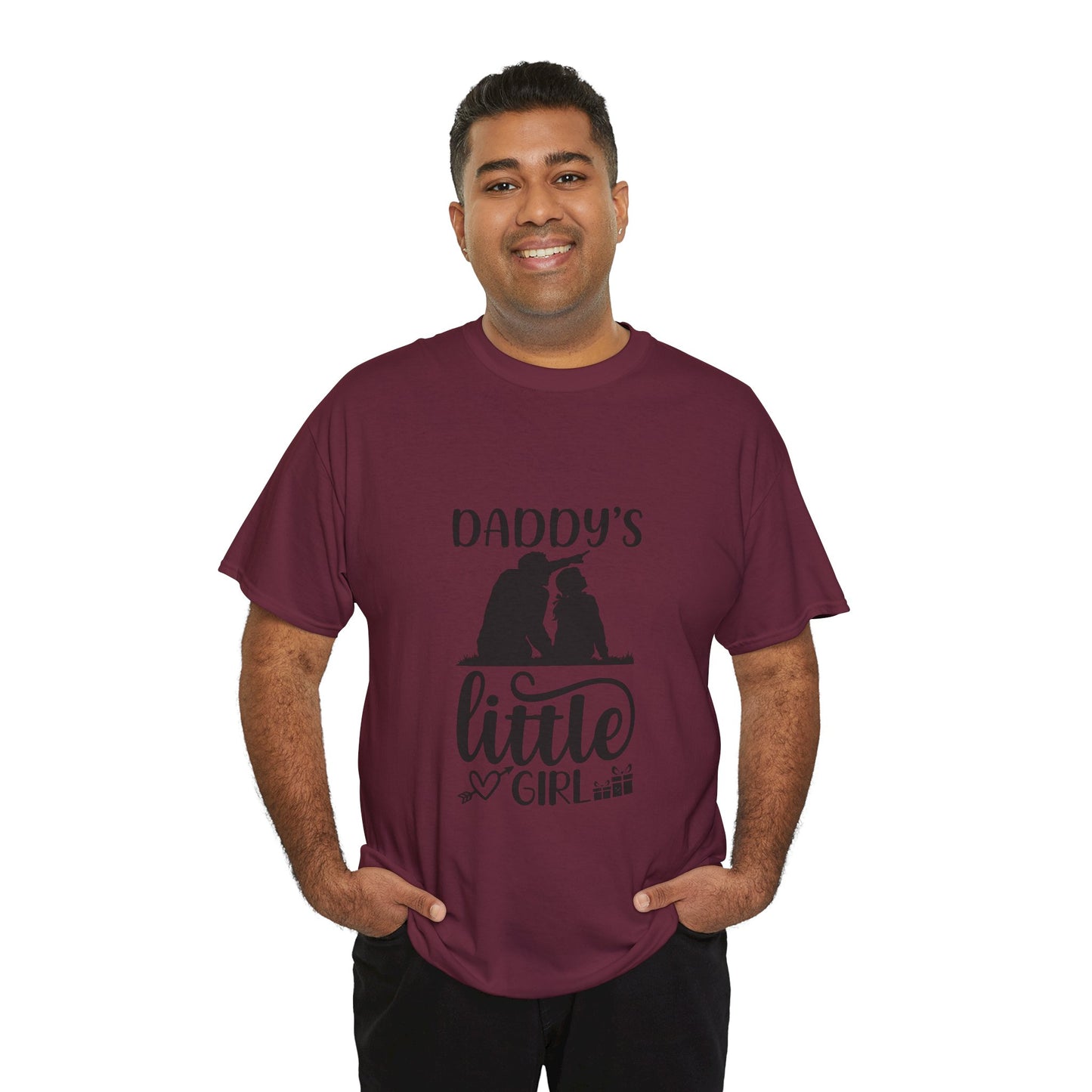 Daddy's Little Girl T-Shirt — Father Daughter Matching Tee, Cute Daddy's Little Girl Graphic Shirt for Dad Gifts & Family Photos