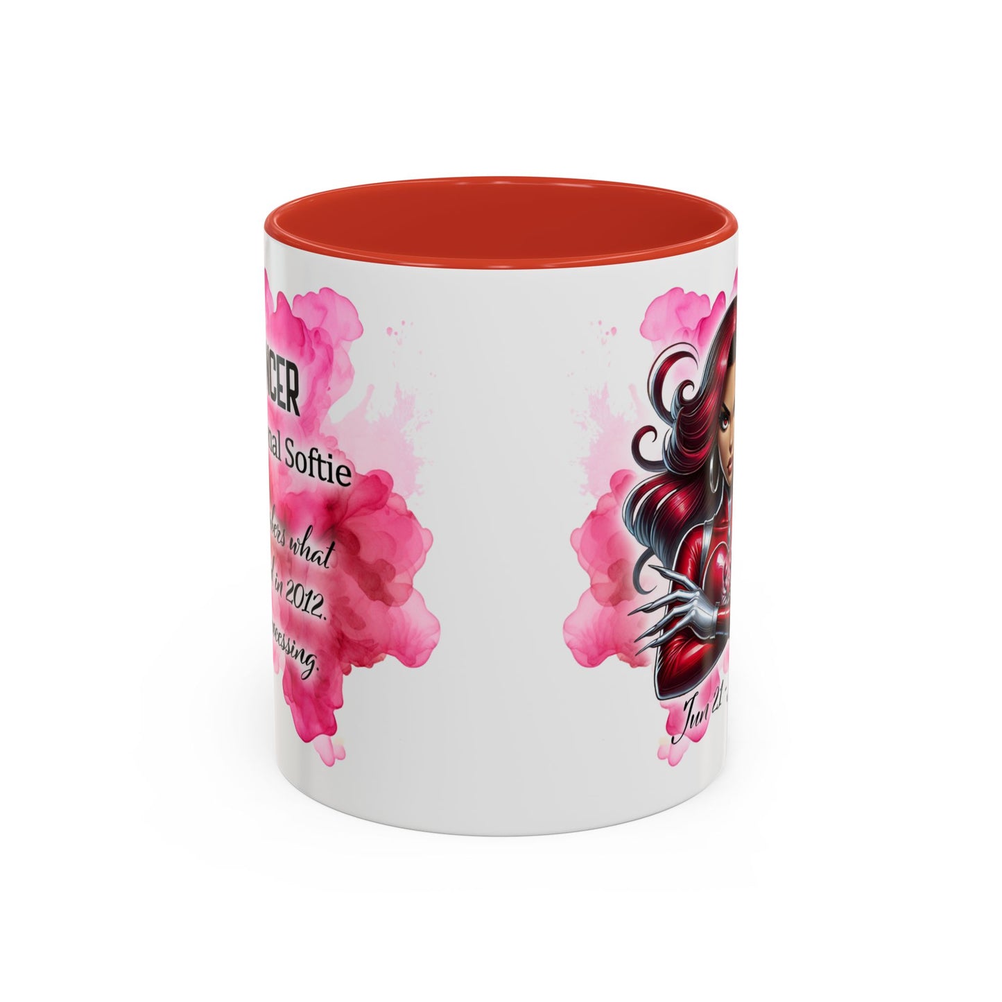 Cancer Zodiac Coffee Mug — Bold Pink Horoscope Design (Jun 21–Jul 22)