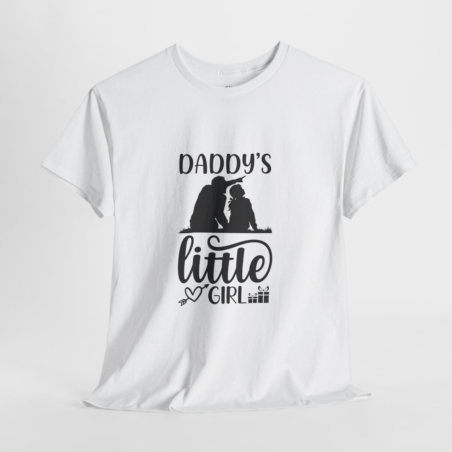 Daddy's Little Girl T-Shirt — Father Daughter Matching Tee, Cute Daddy's Little Girl Graphic Shirt for Dad Gifts & Family Photos