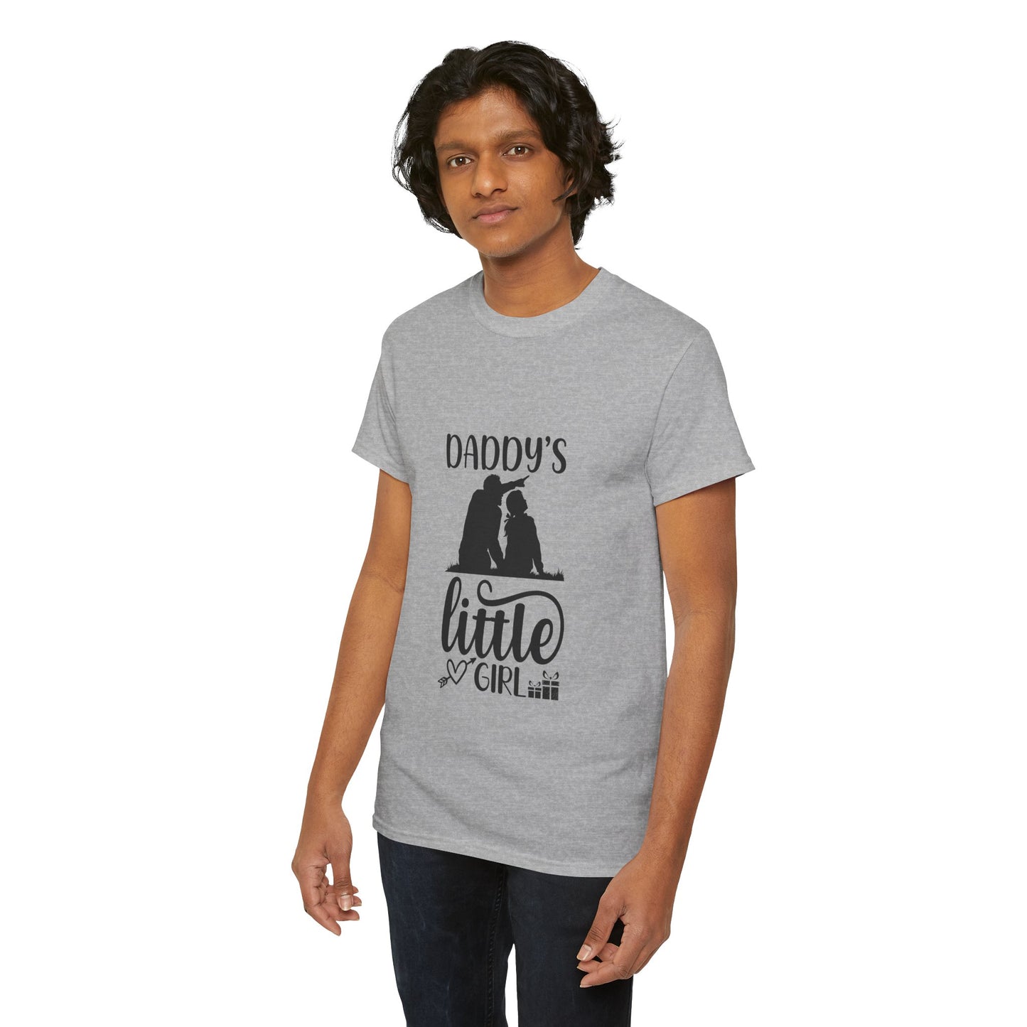 Daddy's Little Girl T-Shirt — Father Daughter Matching Tee, Cute Daddy's Little Girl Graphic Shirt for Dad Gifts & Family Photos