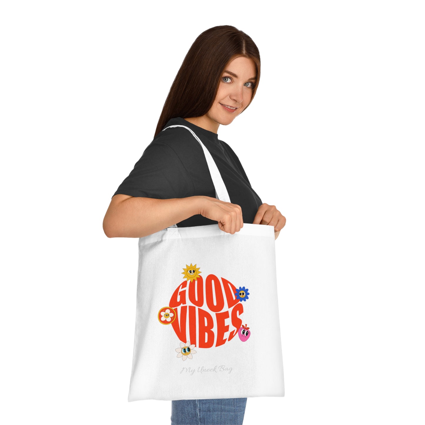 Good Vibes Cotton Tote Bag