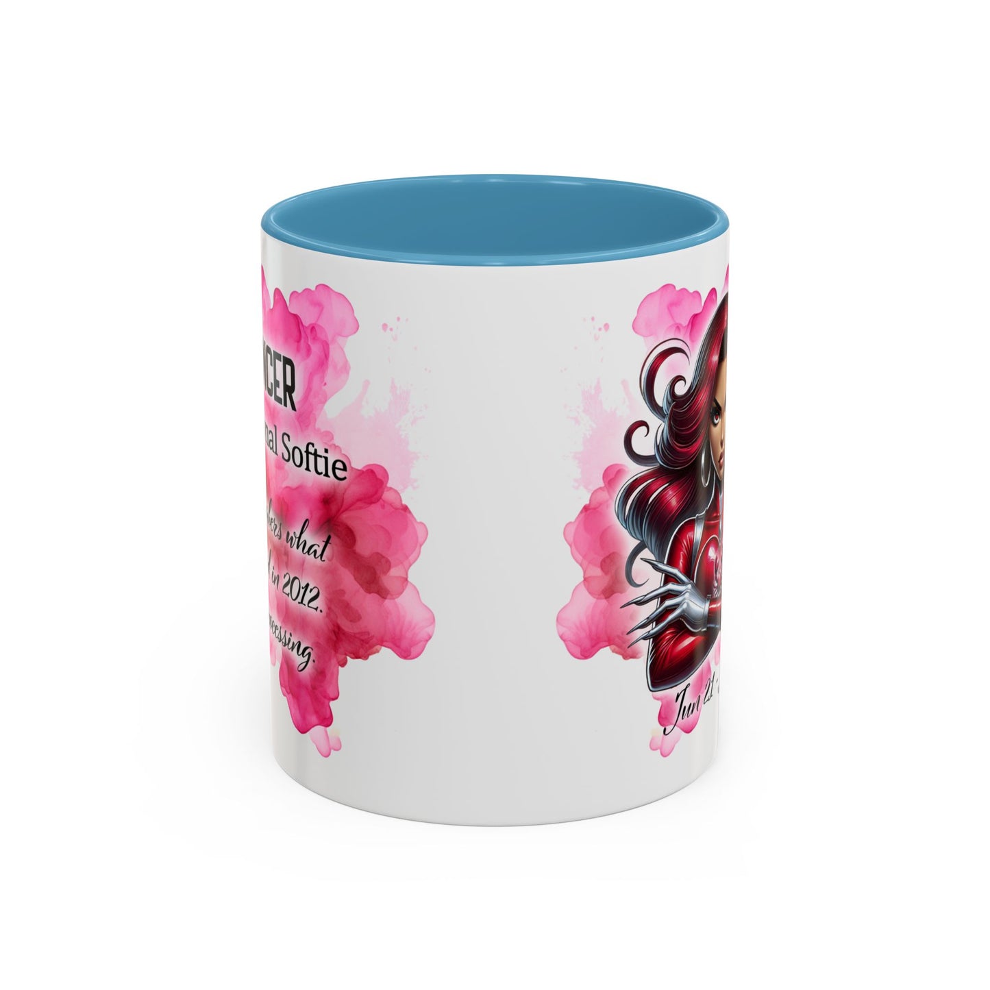 Cancer Zodiac Coffee Mug — Bold Pink Horoscope Design (Jun 21–Jul 22)