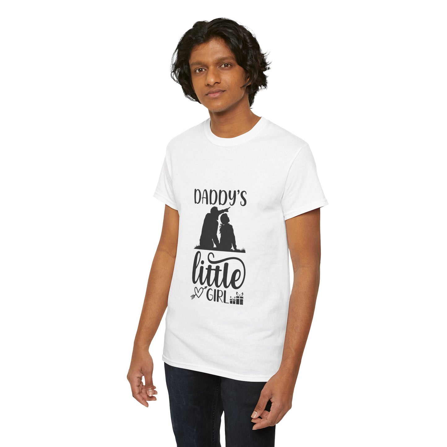 Daddy's Little Girl T-Shirt — Father Daughter Matching Tee, Cute Daddy's Little Girl Graphic Shirt for Dad Gifts & Family Photos