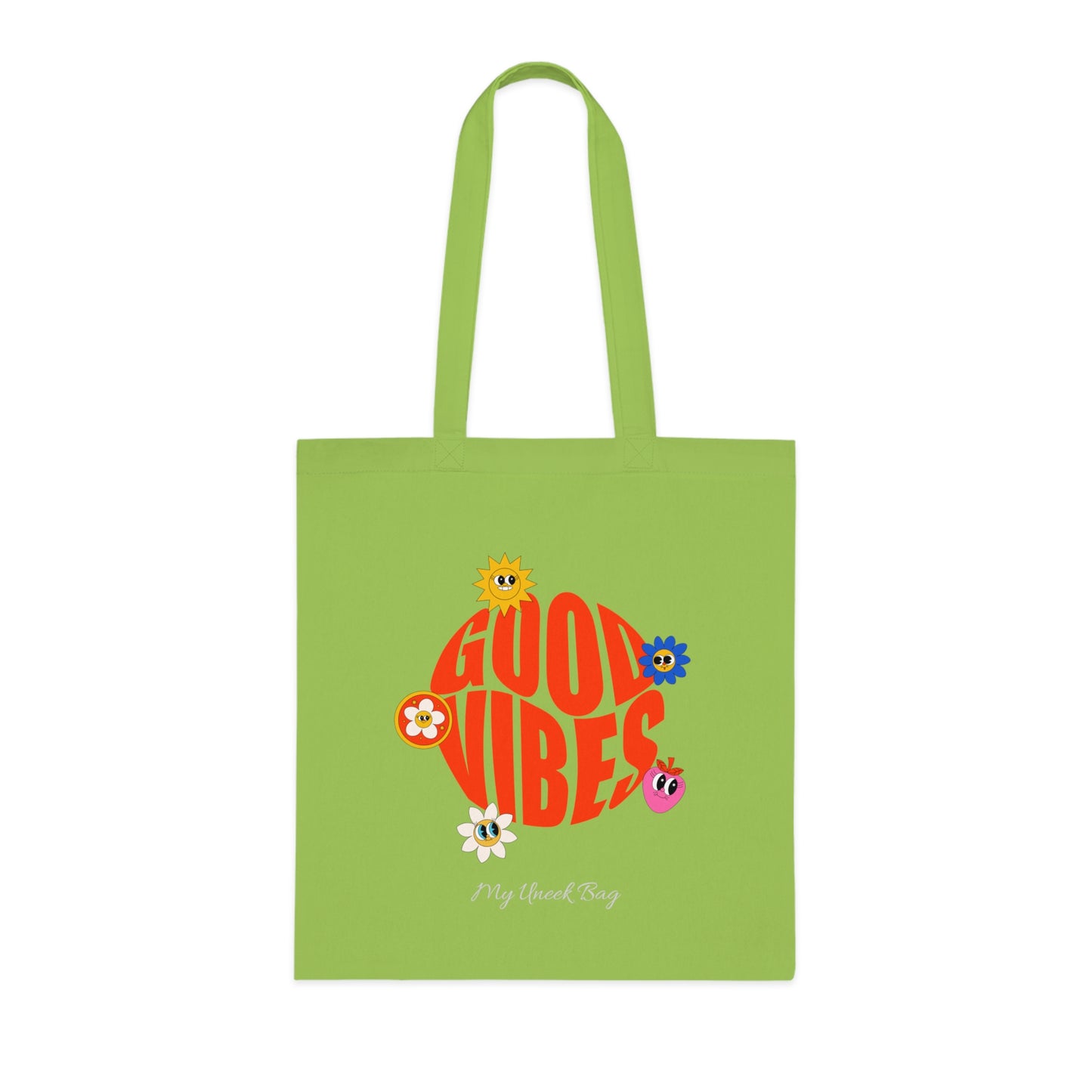 Good Vibes Cotton Tote Bag