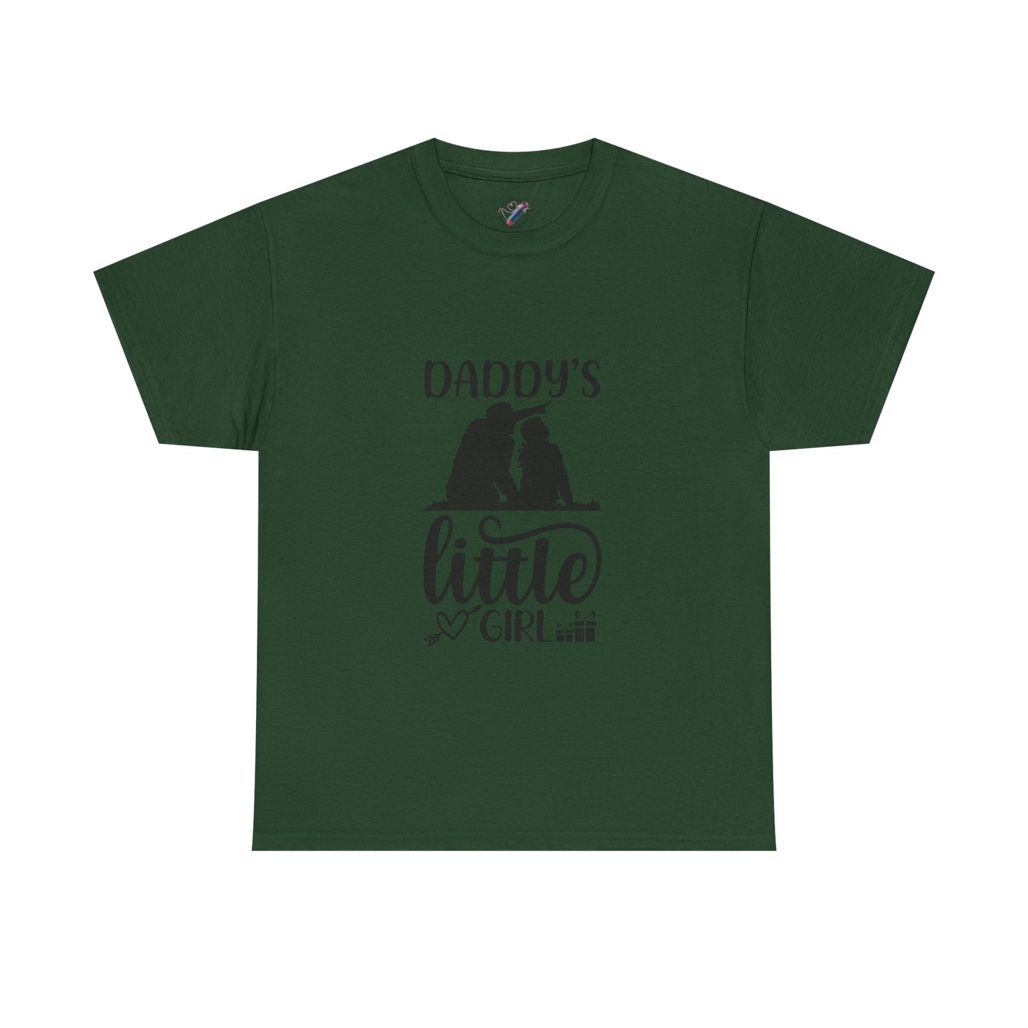 Daddy's Little Girl T-Shirt — Father Daughter Matching Tee, Cute Daddy's Little Girl Graphic Shirt for Dad Gifts & Family Photos