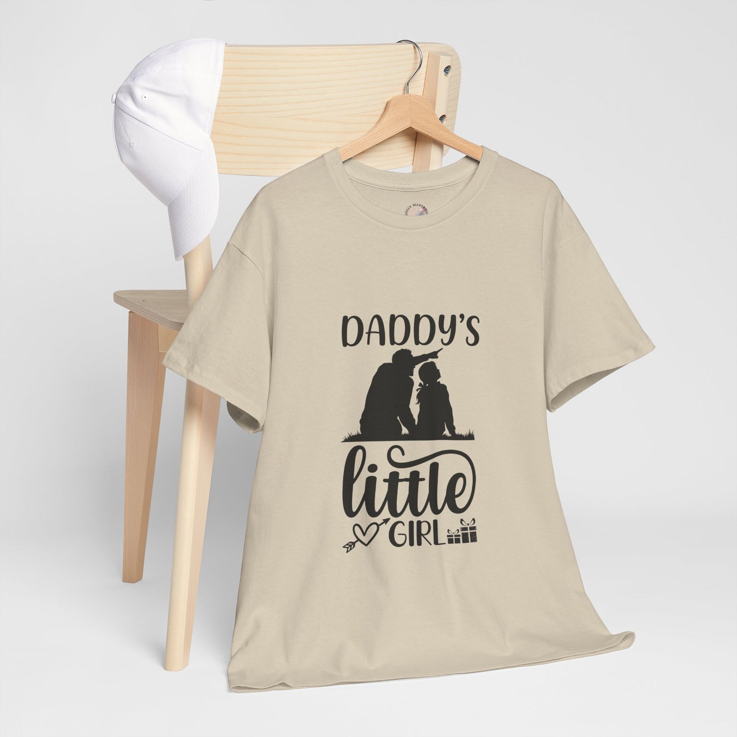 Daddy's Little Girl T-Shirt — Father Daughter Matching Tee, Cute Daddy's Little Girl Graphic Shirt for Dad Gifts & Family Photos