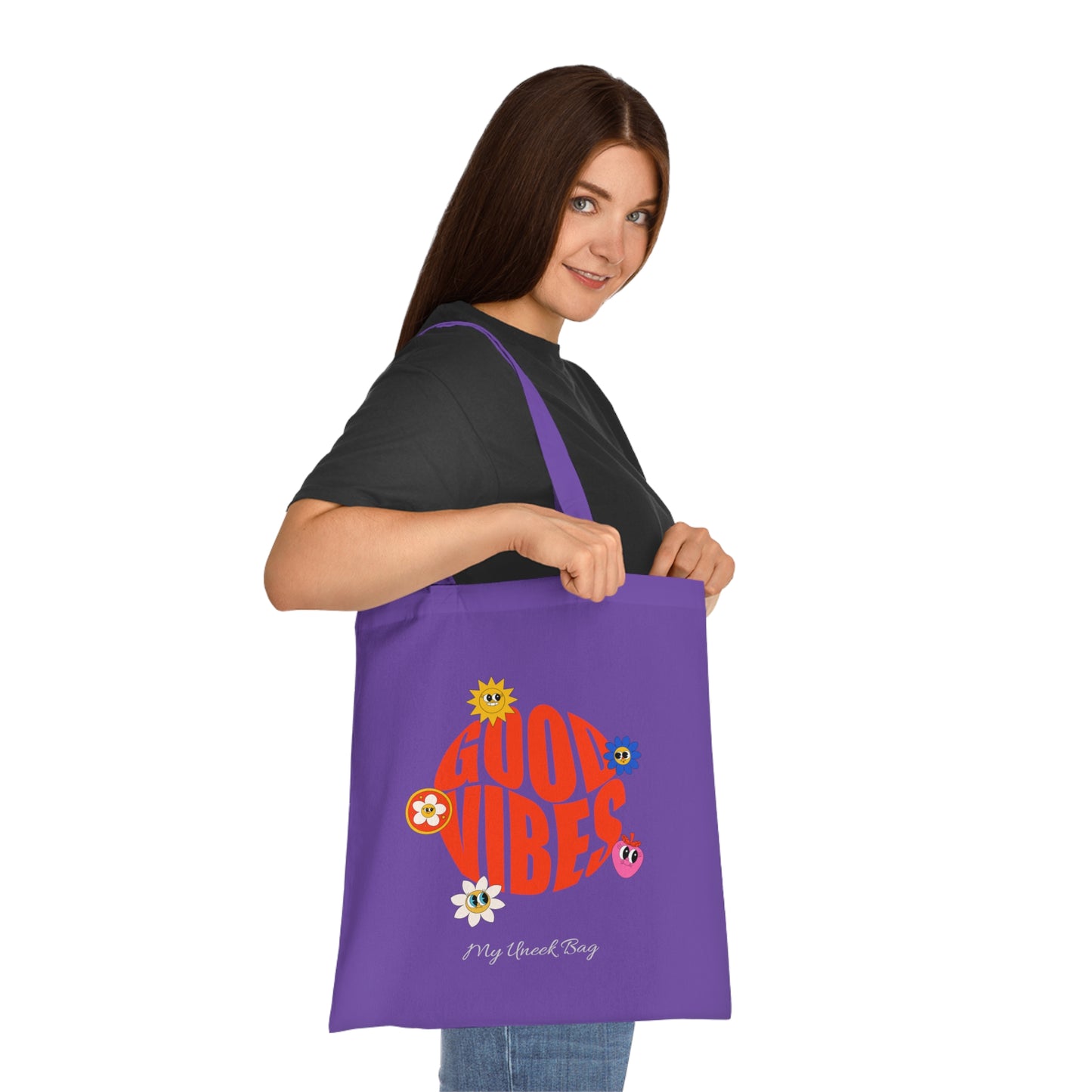Good Vibes Cotton Tote Bag