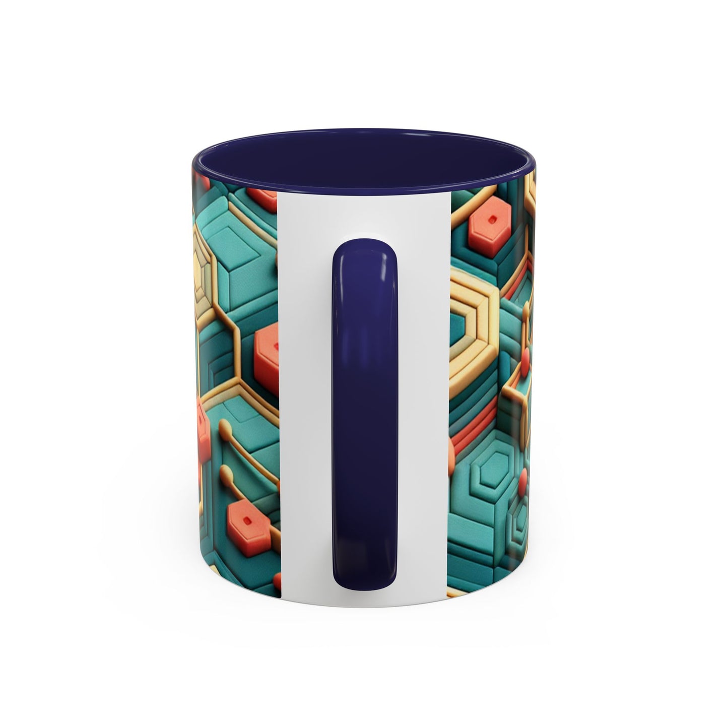 Geometric Pattern Coffee Mug | Unique Gift for Coffee Lovers | Stylish Drinkware for Home or Office | Decorative Mug | Modern Kitchen Decor