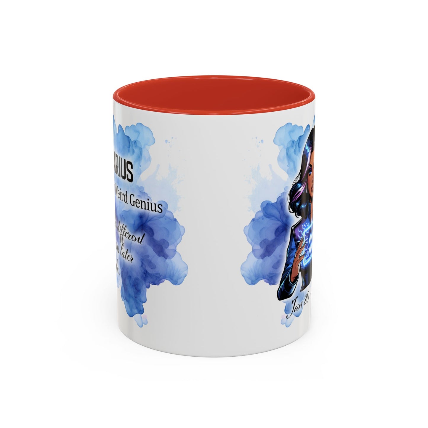 Aquarius Zodiac Coffee Mug — 'I Am an Aquarius' Astrology Gift (11/15oz)