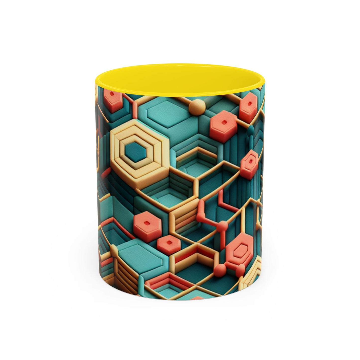 Geometric Pattern Coffee Mug | Unique Gift for Coffee Lovers | Stylish Drinkware for Home or Office | Decorative Mug | Modern Kitchen Decor