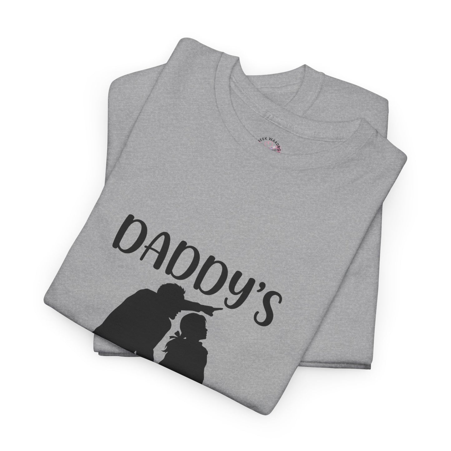 Daddy's Little Girl T-Shirt — Father Daughter Matching Tee, Cute Daddy's Little Girl Graphic Shirt for Dad Gifts & Family Photos