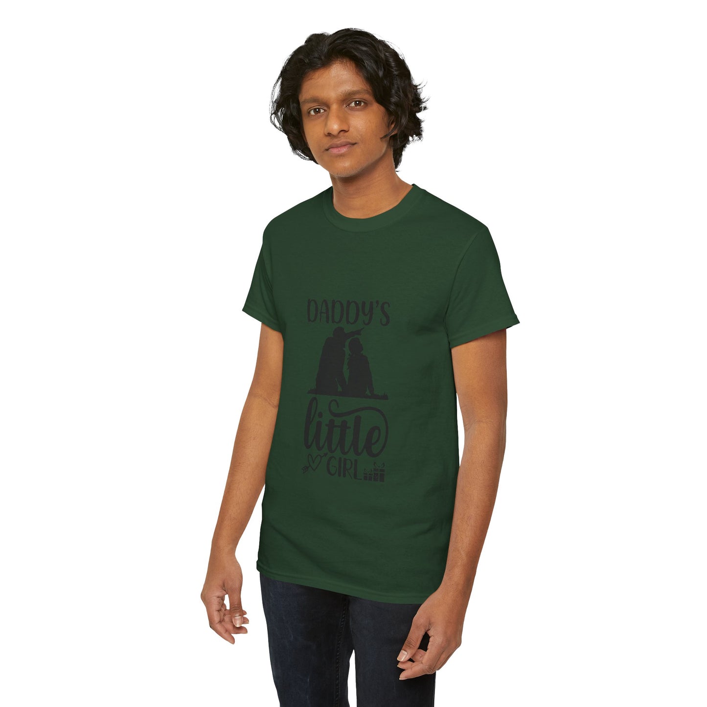 Daddy's Little Girl T-Shirt — Father Daughter Matching Tee, Cute Daddy's Little Girl Graphic Shirt for Dad Gifts & Family Photos