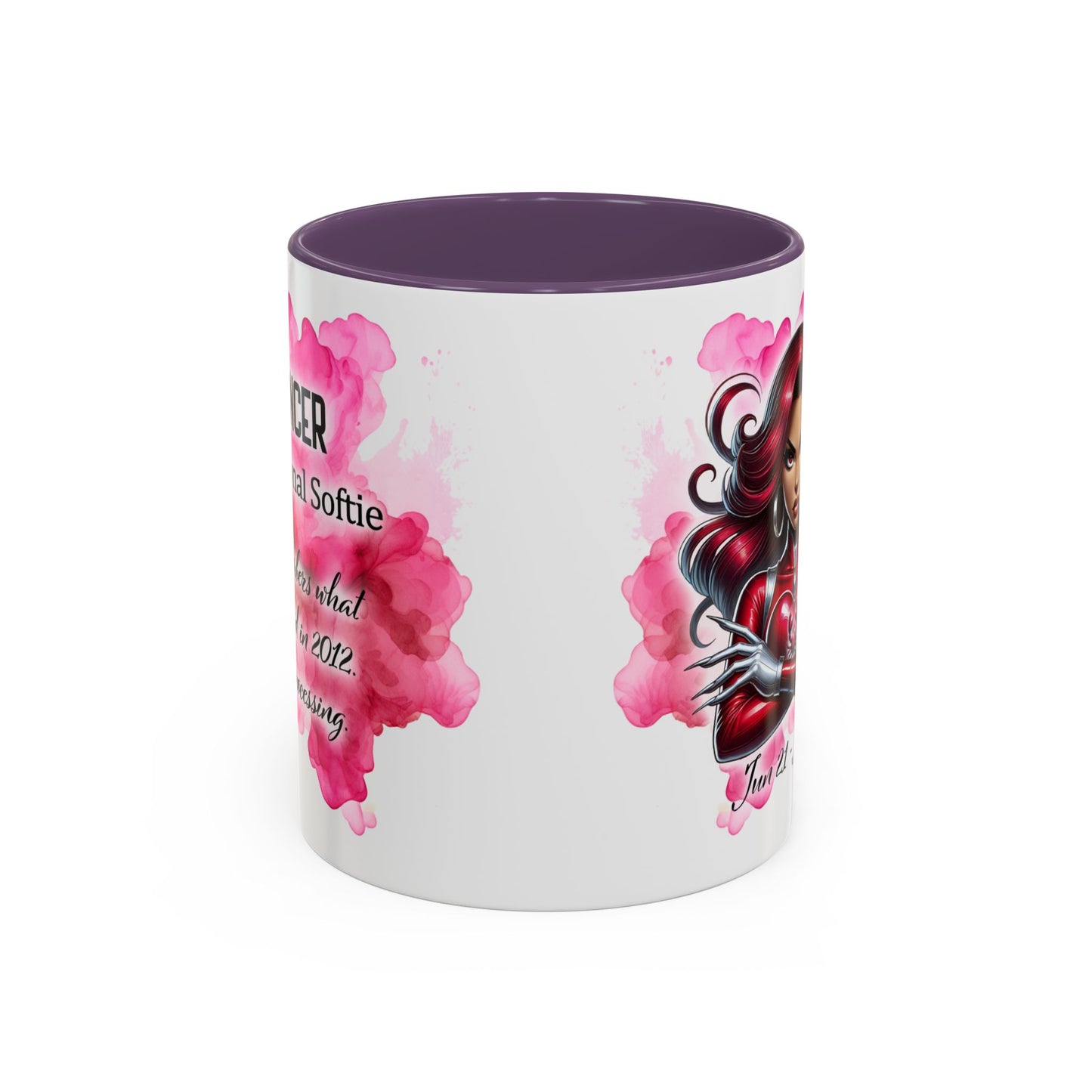 Cancer Zodiac Coffee Mug — Bold Pink Horoscope Design (Jun 21–Jul 22)