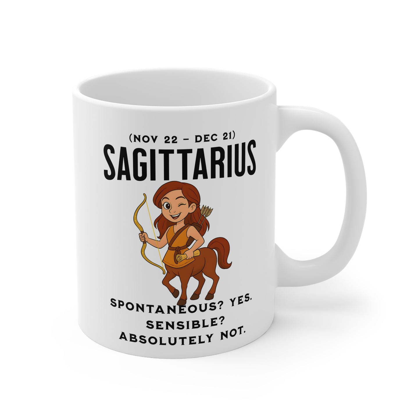 Sagittarius Mug — Funny Zodiac Coffee Cup