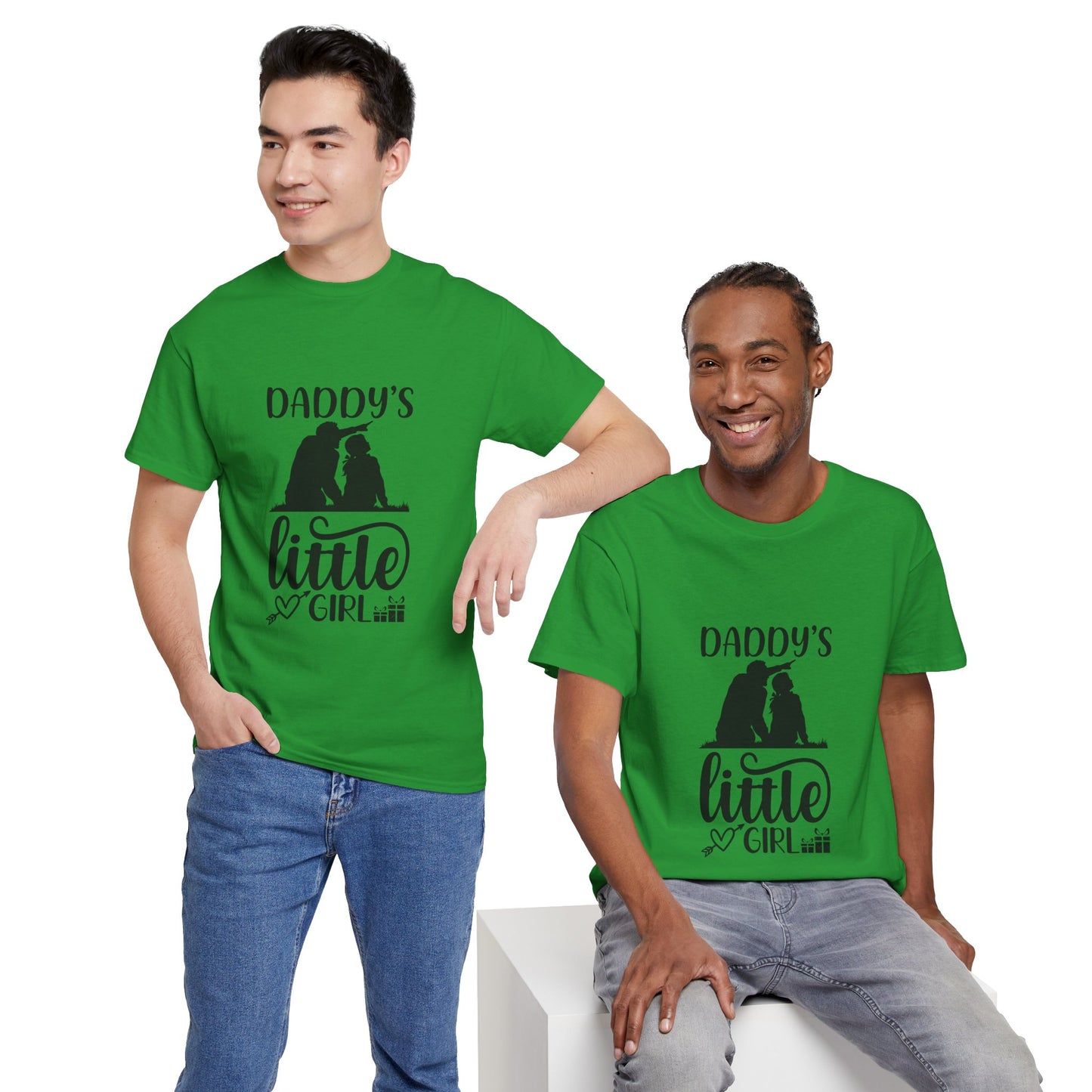 Daddy's Little Girl T-Shirt — Father Daughter Matching Tee, Cute Daddy's Little Girl Graphic Shirt for Dad Gifts & Family Photos