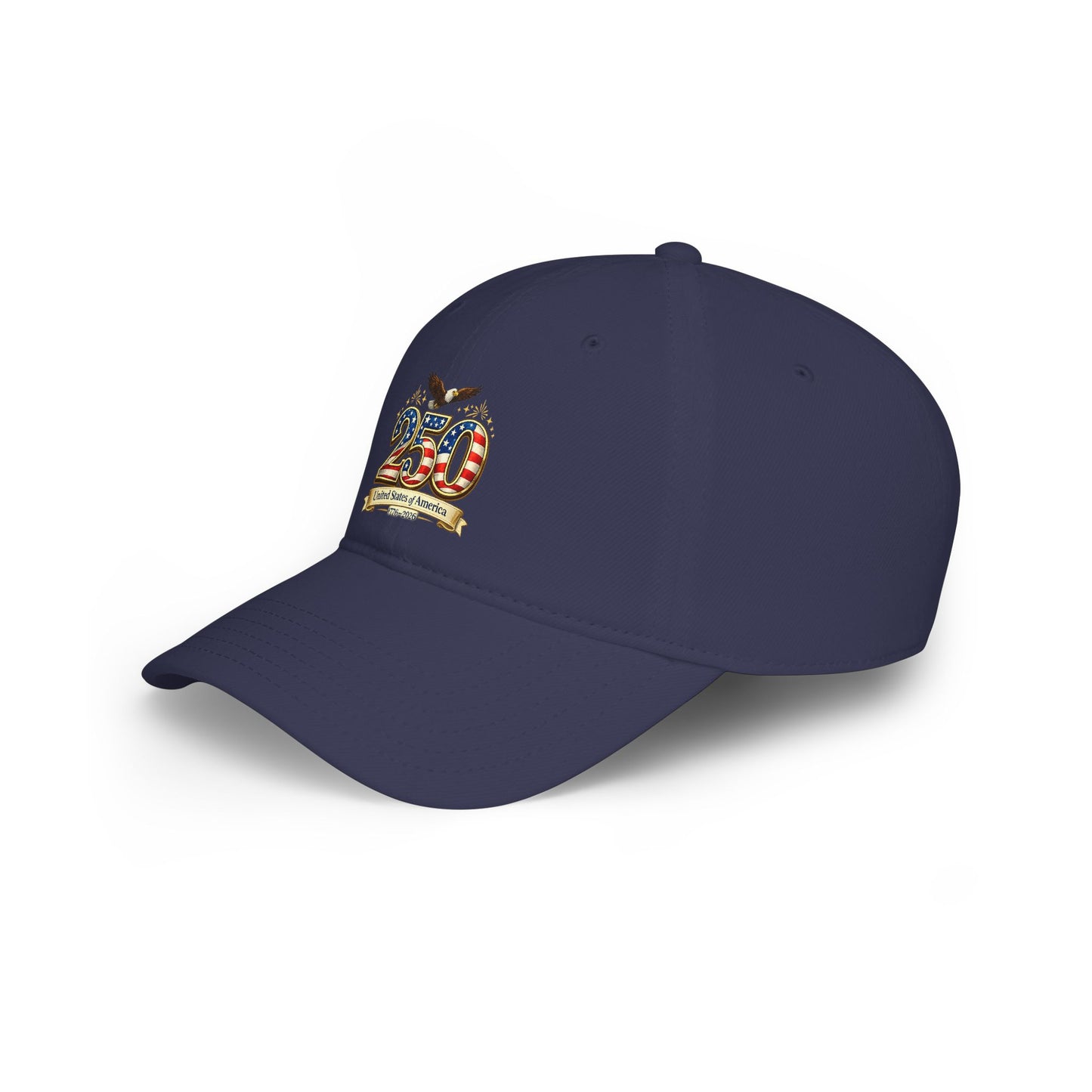 250th USA Anniversary Baseball Cap — Patriotic American Flag Design