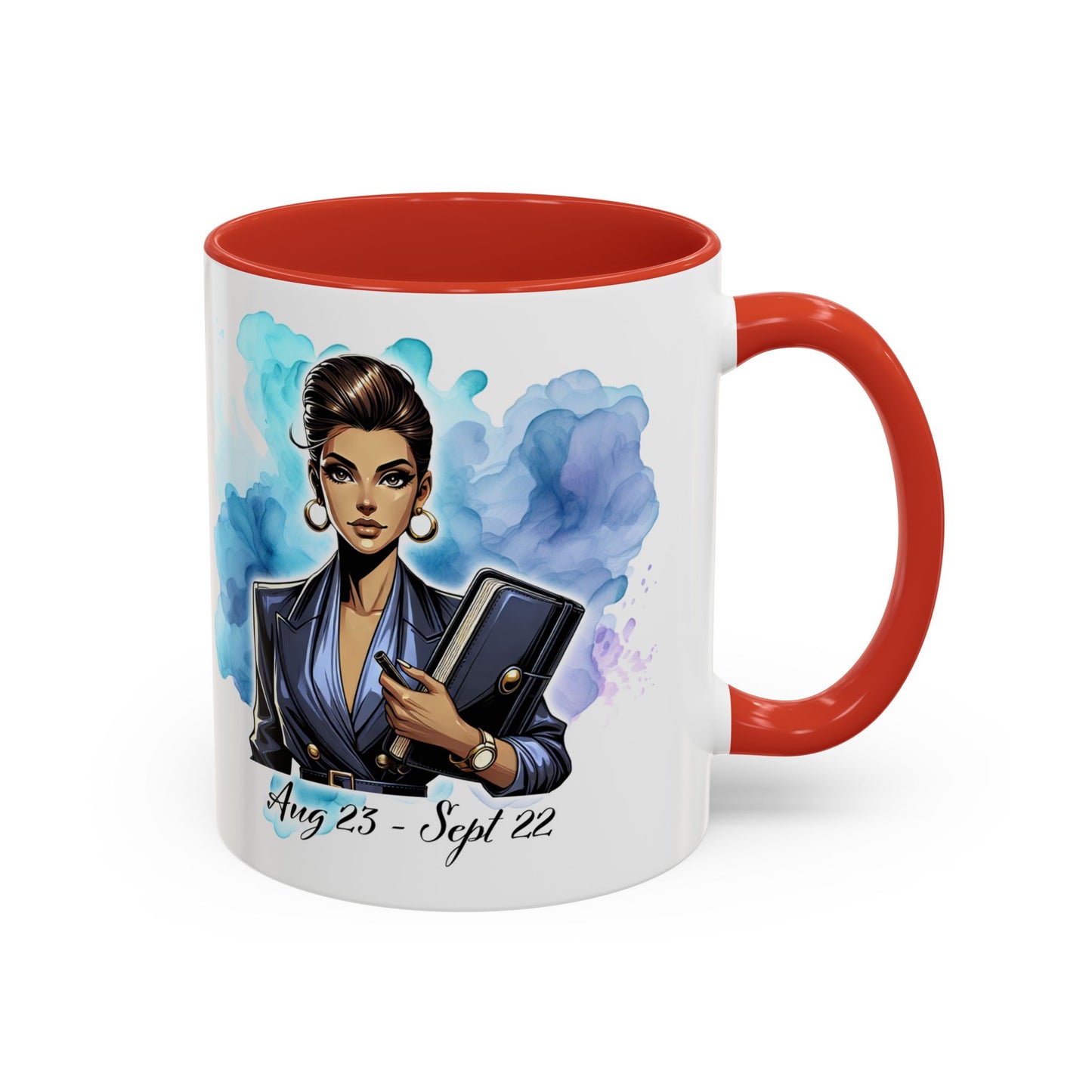 Virgo Zodiac Coffee Mug — "Analytical Overthinker" Accent Mug (Aug 23–Sept 22)