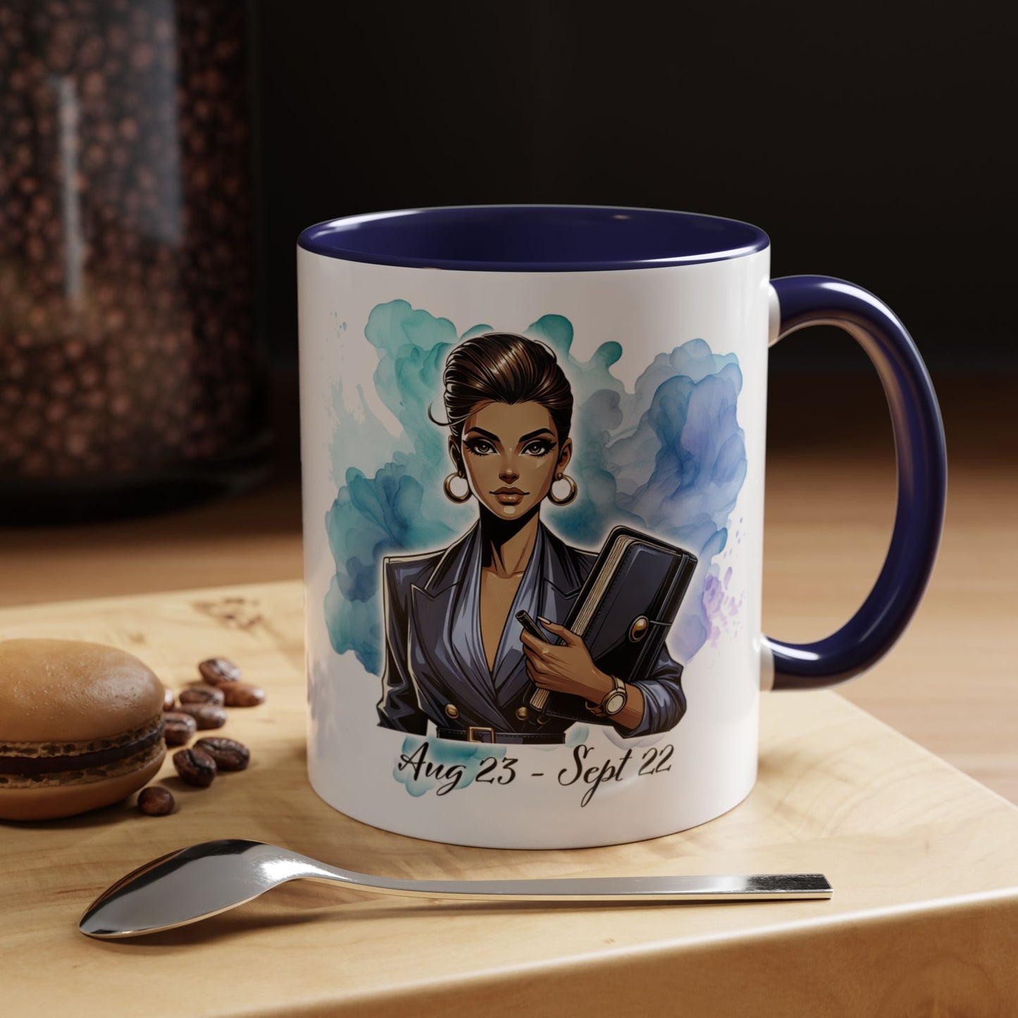 Virgo Zodiac Coffee Mug — "Analytical Overthinker" Accent Mug (Aug 23–Sept 22)
