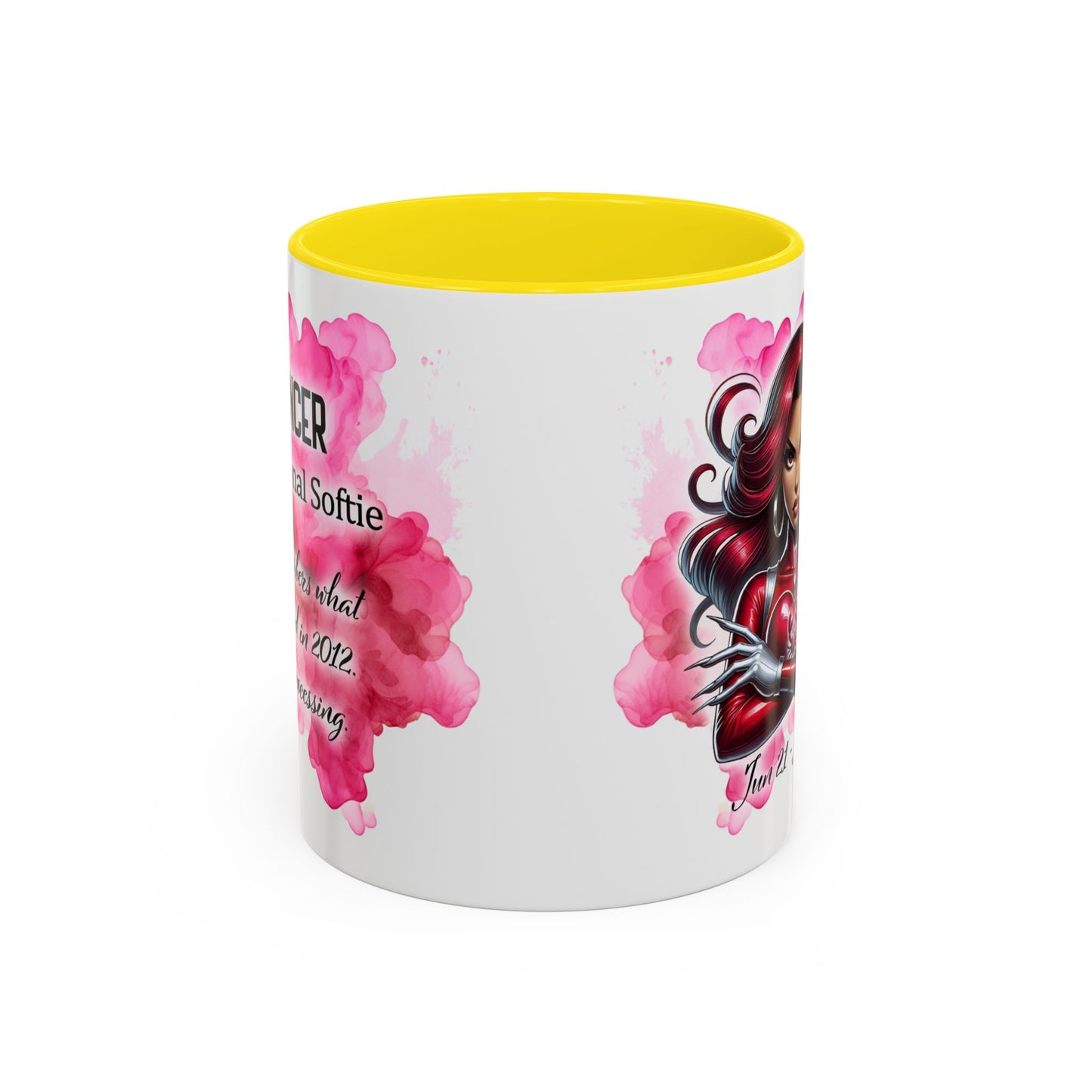 Cancer Zodiac Coffee Mug — Bold Pink Horoscope Design (Jun 21–Jul 22)