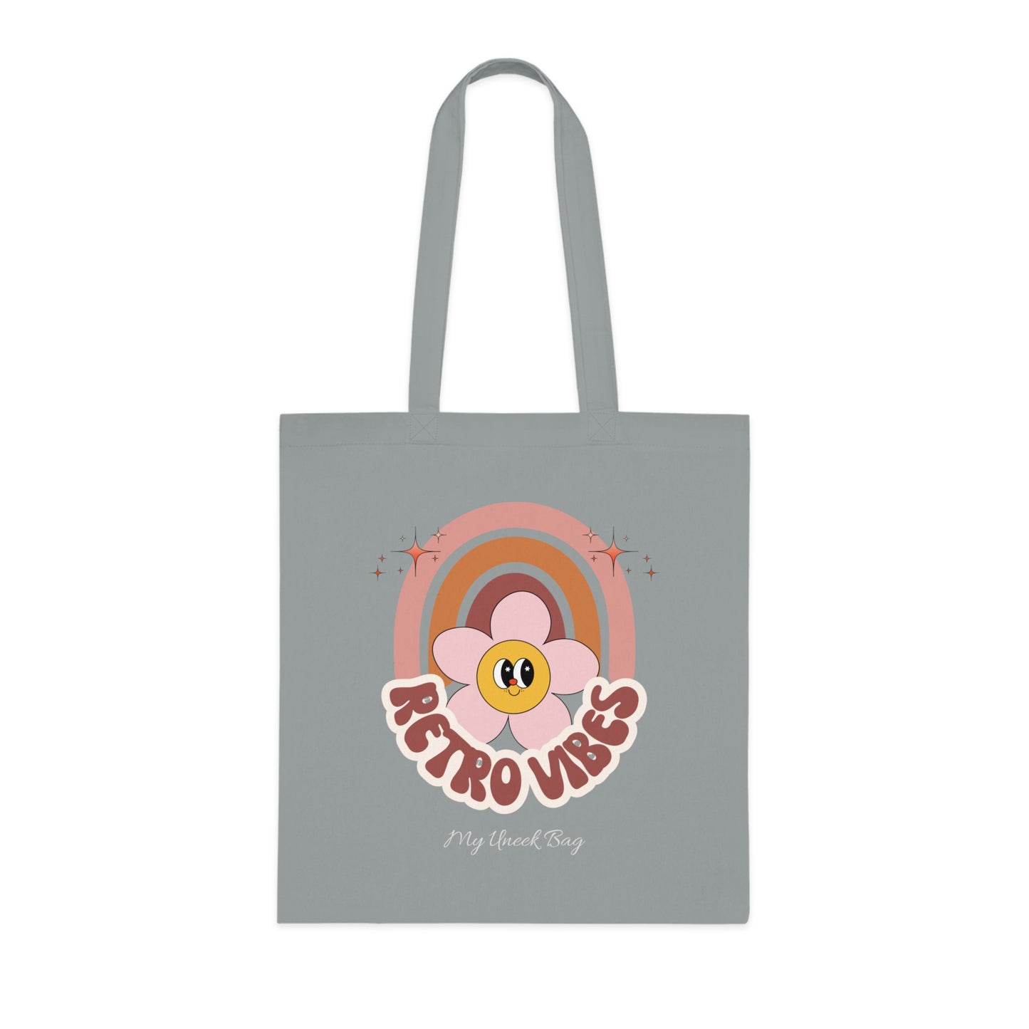 Retro Vibes Rainbow Tote