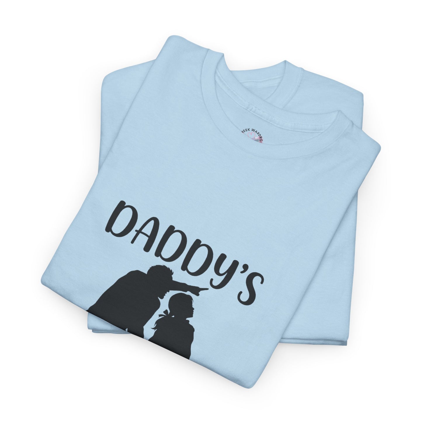 Daddy's Little Girl T-Shirt — Father Daughter Matching Tee, Cute Daddy's Little Girl Graphic Shirt for Dad Gifts & Family Photos
