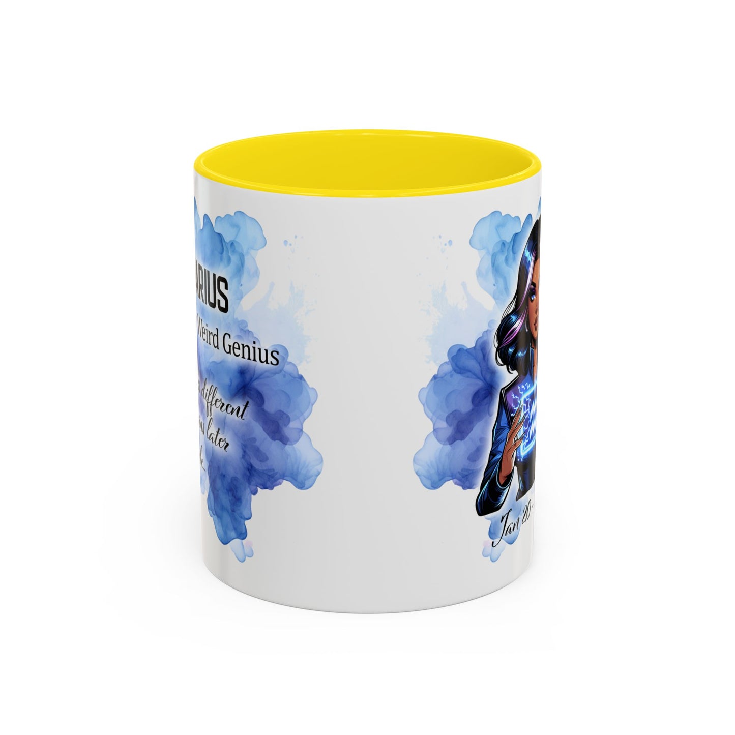 Aquarius Zodiac Coffee Mug — 'I Am an Aquarius' Astrology Gift (11/15oz)