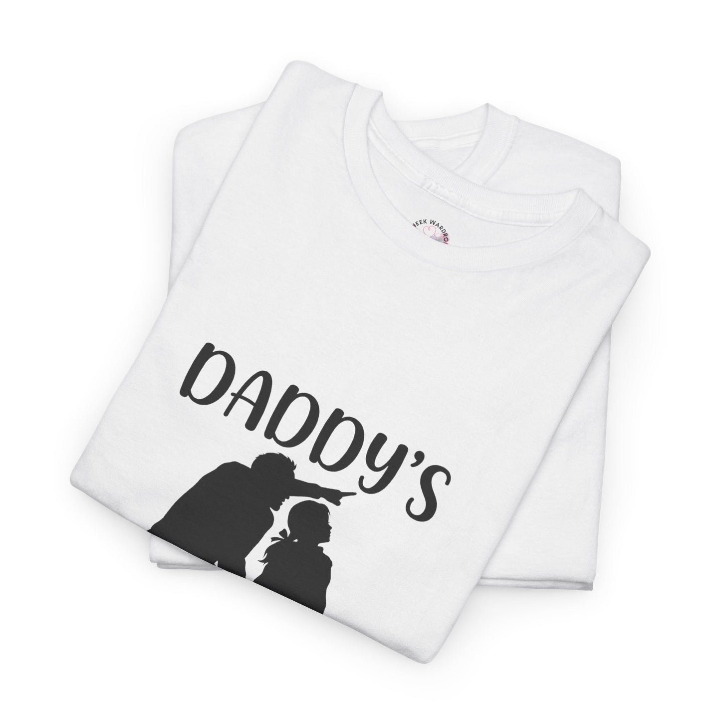 Daddy's Little Girl T-Shirt — Father Daughter Matching Tee, Cute Daddy's Little Girl Graphic Shirt for Dad Gifts & Family Photos