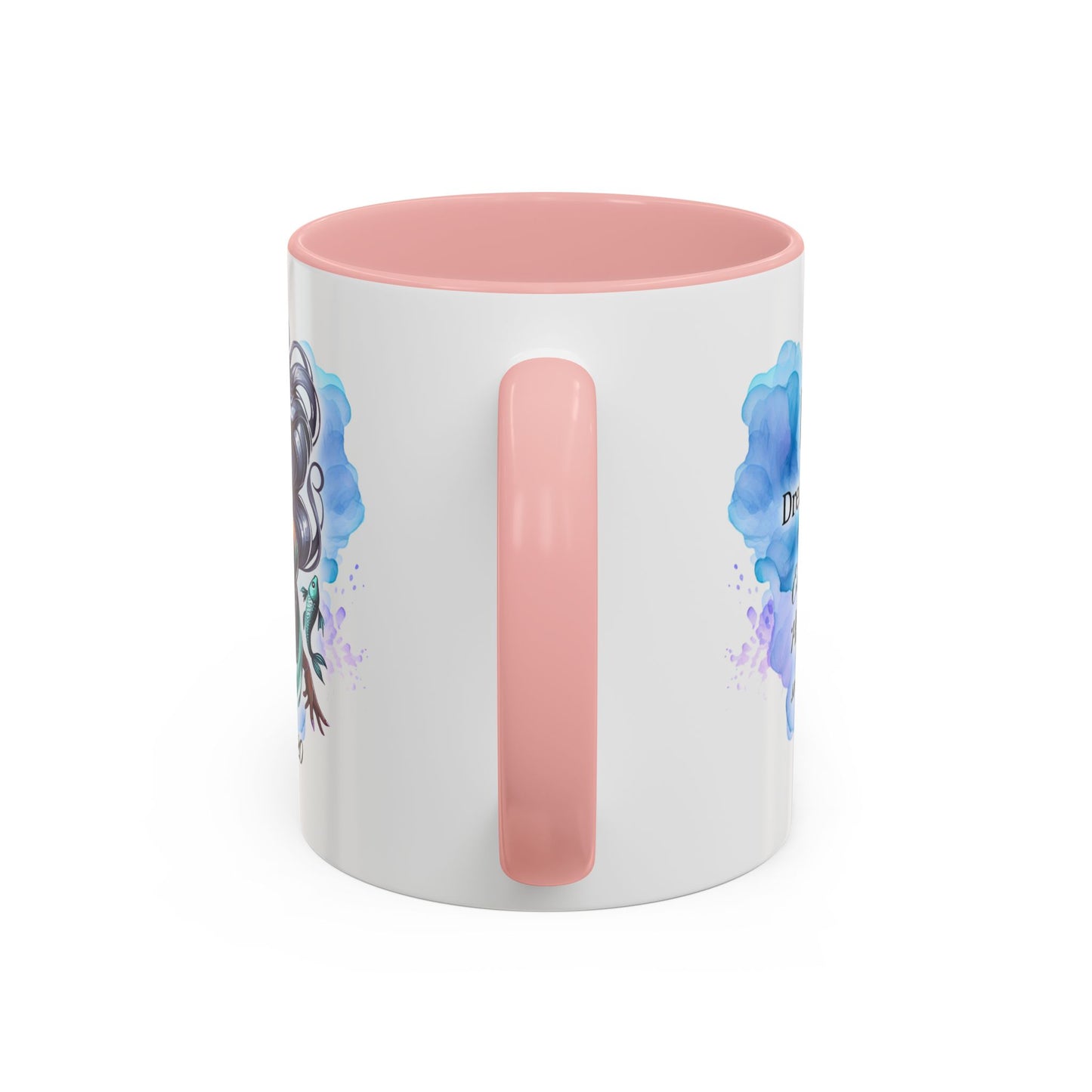 Pisces Zodiac Coffee Mug — Watercolor Mermaid Horoscope Accent Mug (Feb 19–Mar 20)