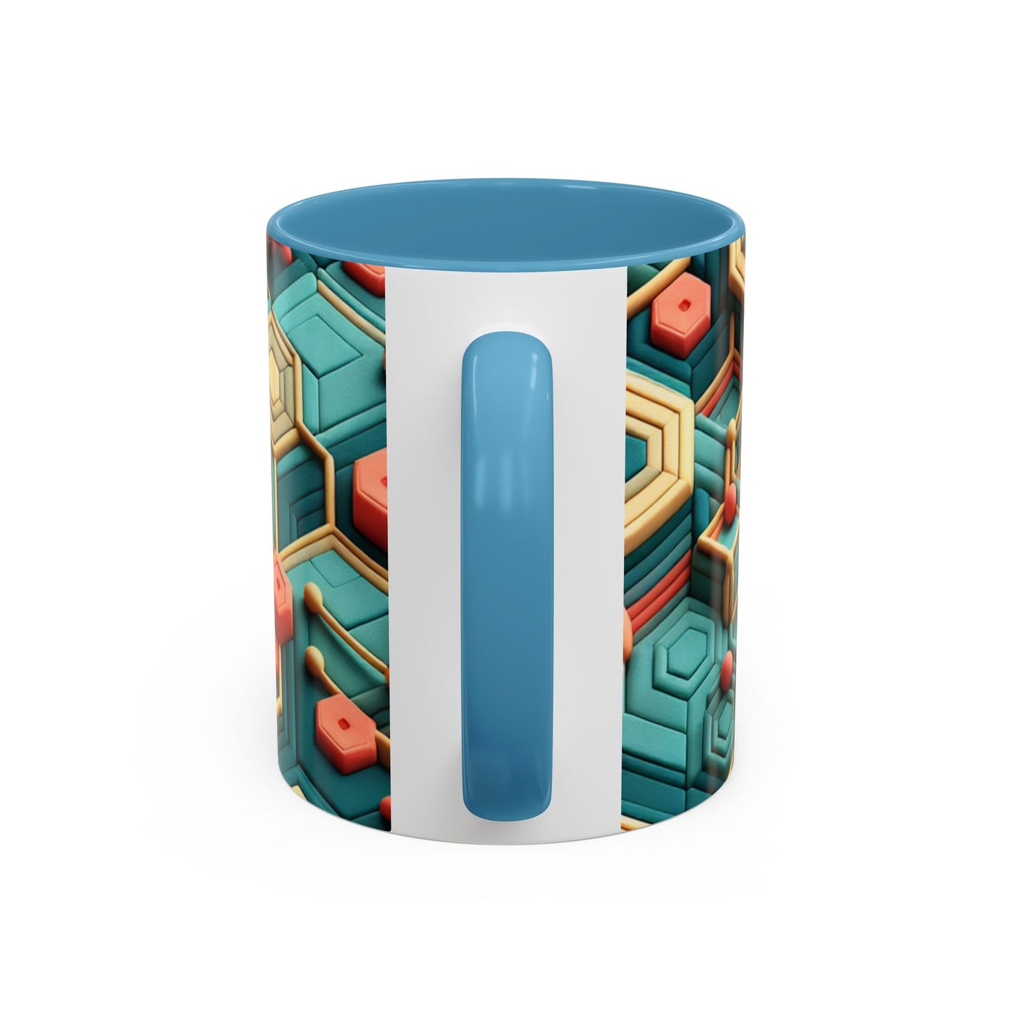 Geometric Pattern Coffee Mug | Unique Gift for Coffee Lovers | Stylish Drinkware for Home or Office | Decorative Mug | Modern Kitchen Decor