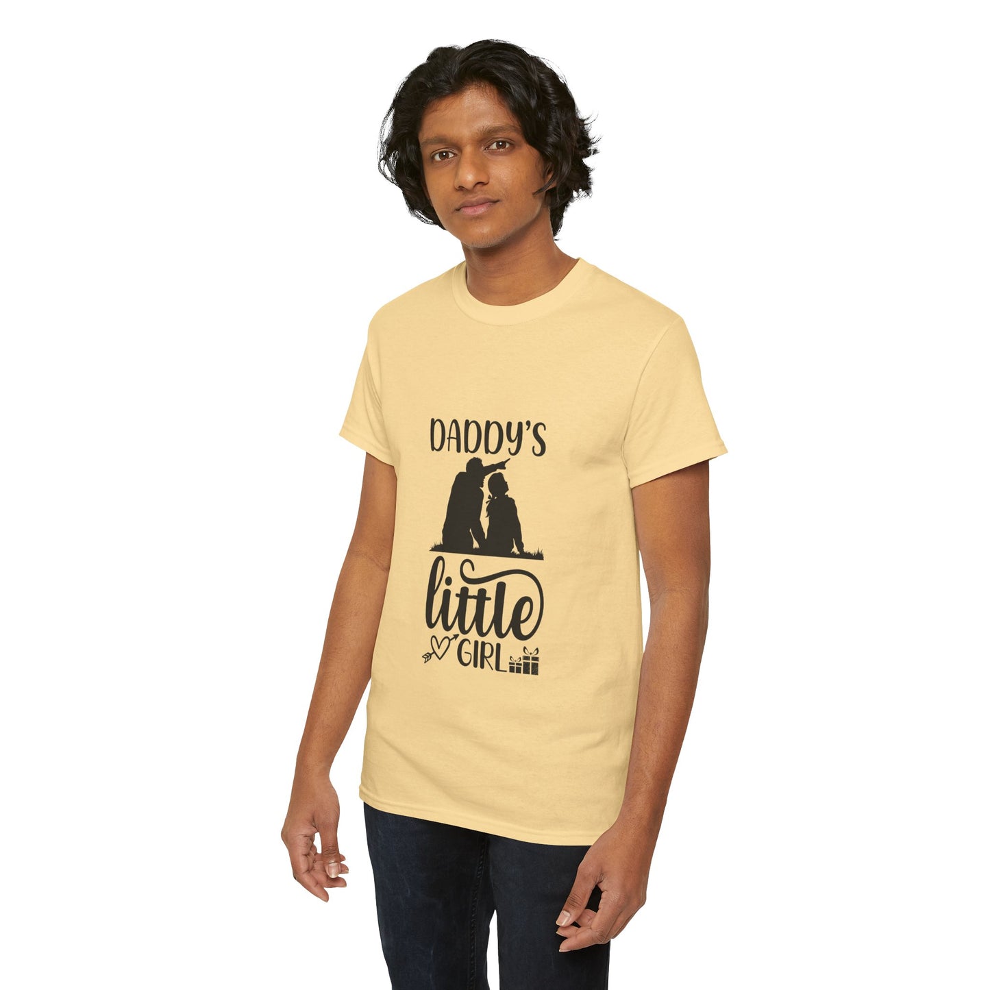 Daddy's Little Girl T-Shirt — Father Daughter Matching Tee, Cute Daddy's Little Girl Graphic Shirt for Dad Gifts & Family Photos