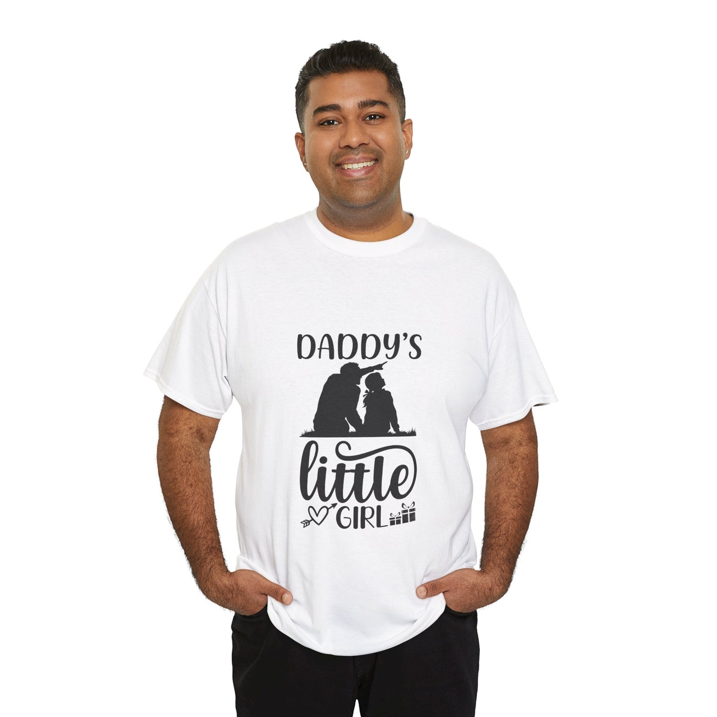 Daddy's Little Girl T-Shirt — Father Daughter Matching Tee, Cute Daddy's Little Girl Graphic Shirt for Dad Gifts & Family Photos