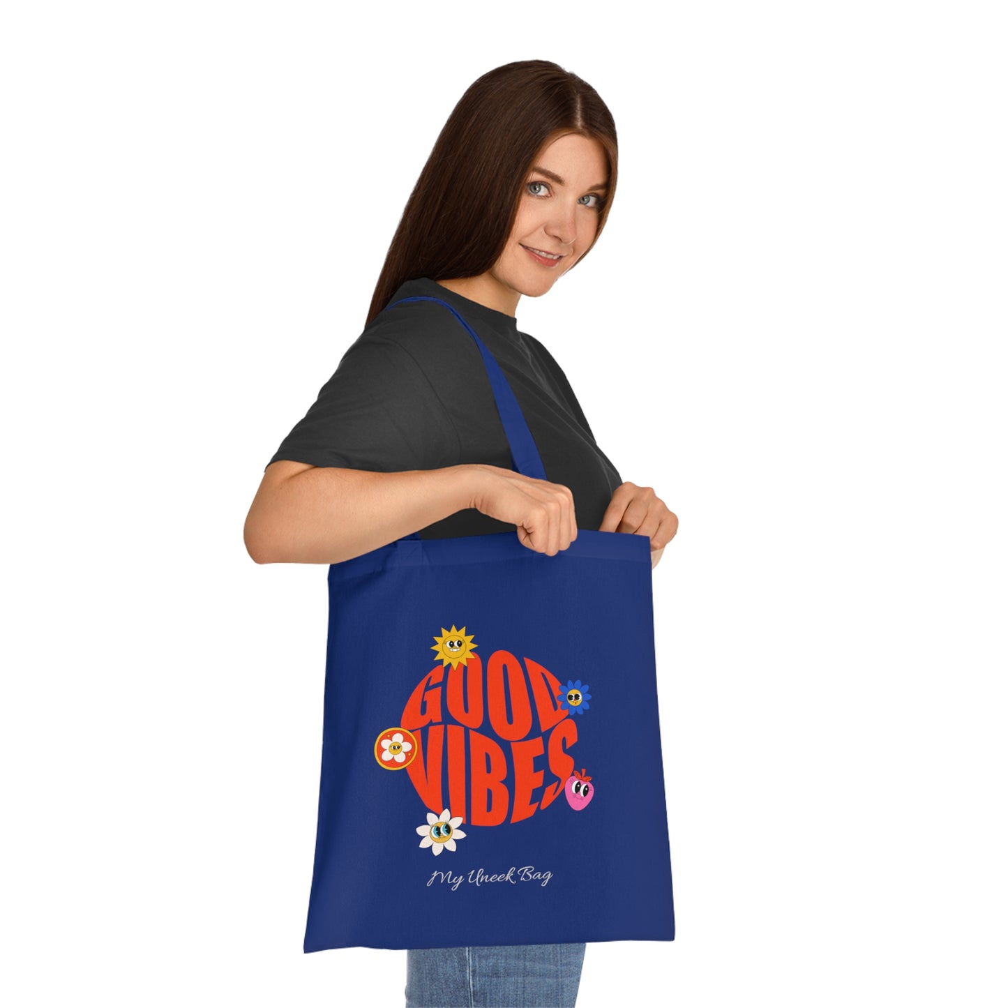Good Vibes Cotton Tote Bag