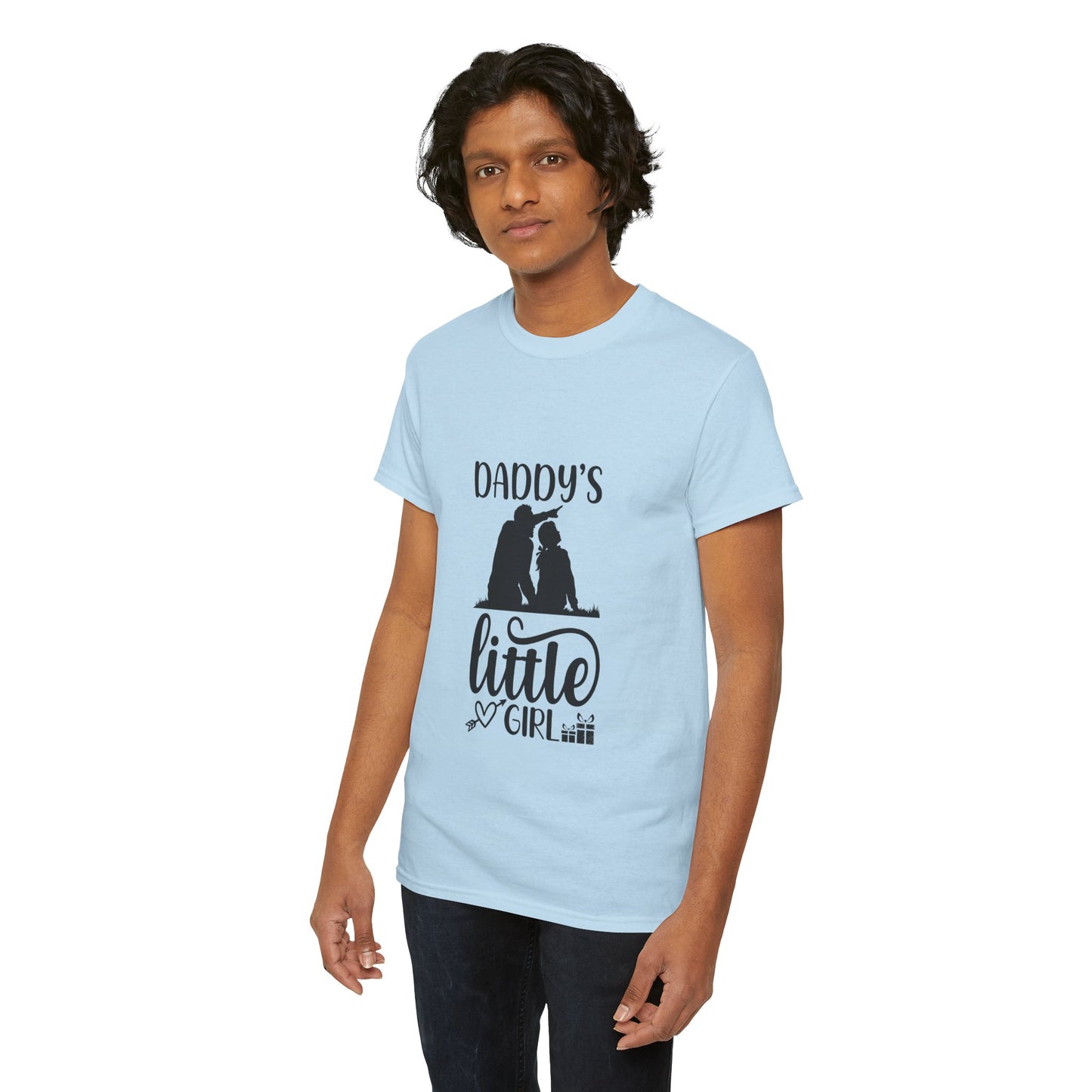 Daddy's Little Girl T-Shirt — Father Daughter Matching Tee, Cute Daddy's Little Girl Graphic Shirt for Dad Gifts & Family Photos