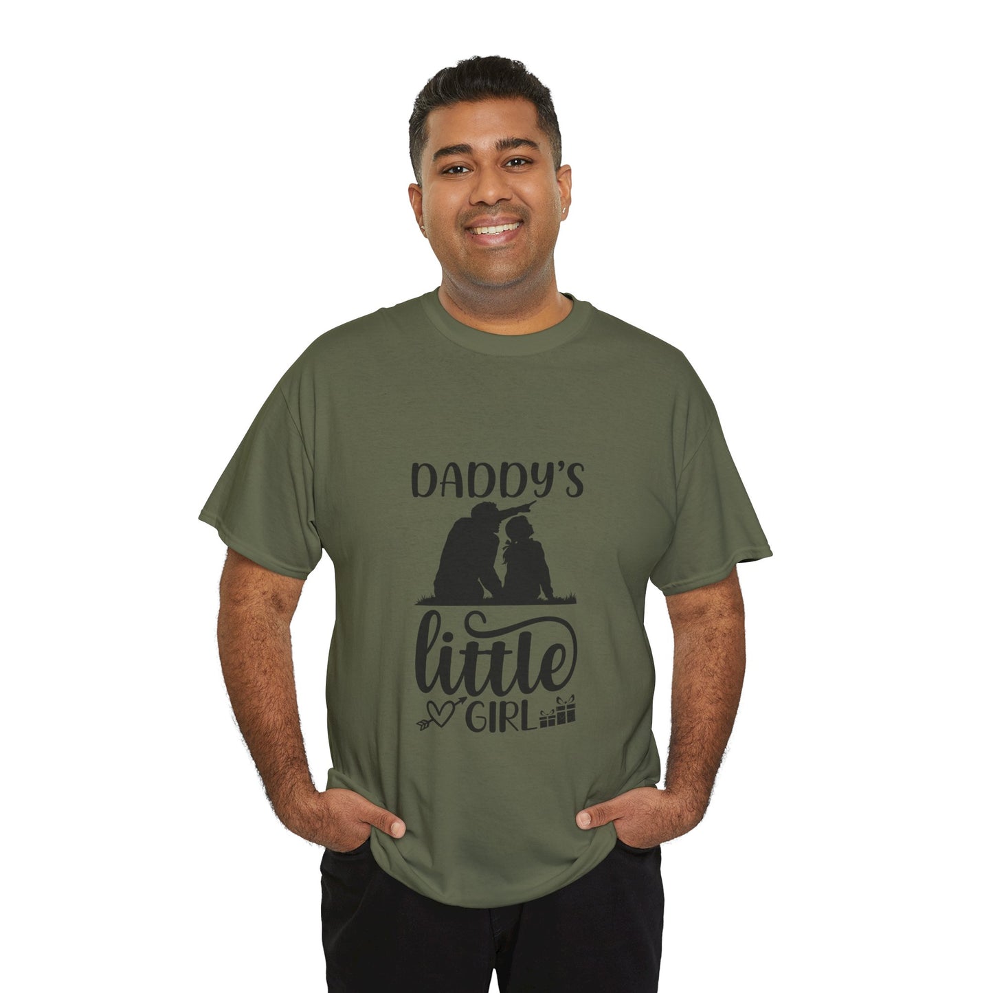 Daddy's Little Girl T-Shirt — Father Daughter Matching Tee, Cute Daddy's Little Girl Graphic Shirt for Dad Gifts & Family Photos